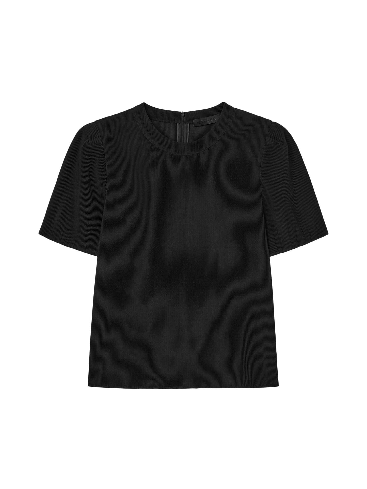 Infinity Pleats Top - Sumi Ink