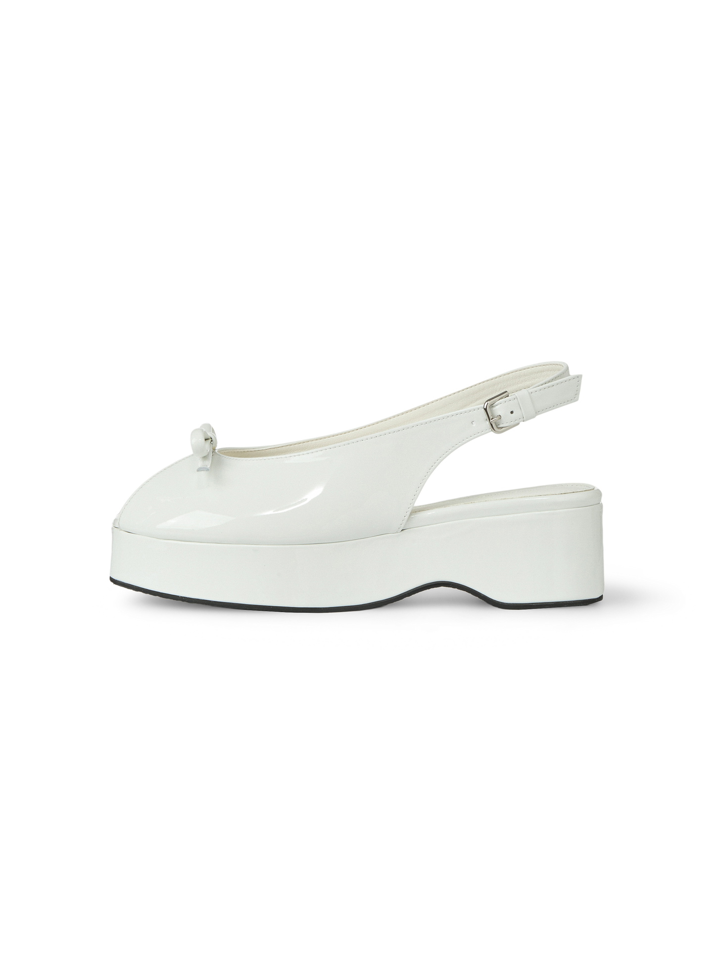 Coquette Chunky Slingback - Bianco