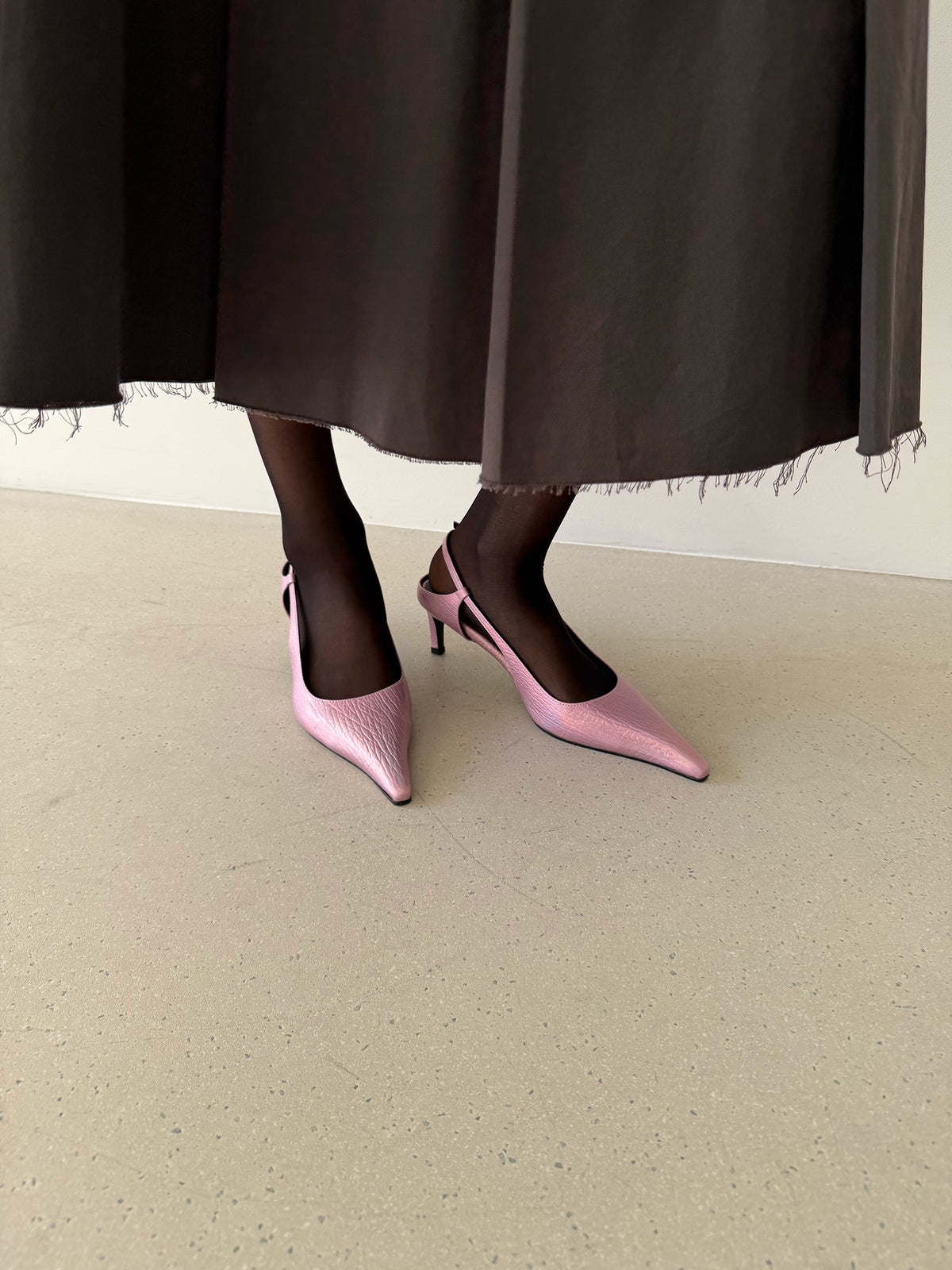 Lady Slingback Pumps - Prism Pink