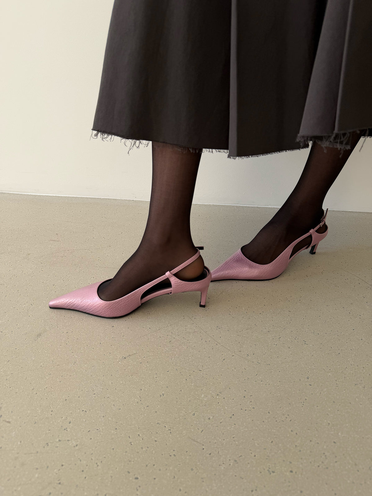 Lady Slingback Pumps - Prism Pink