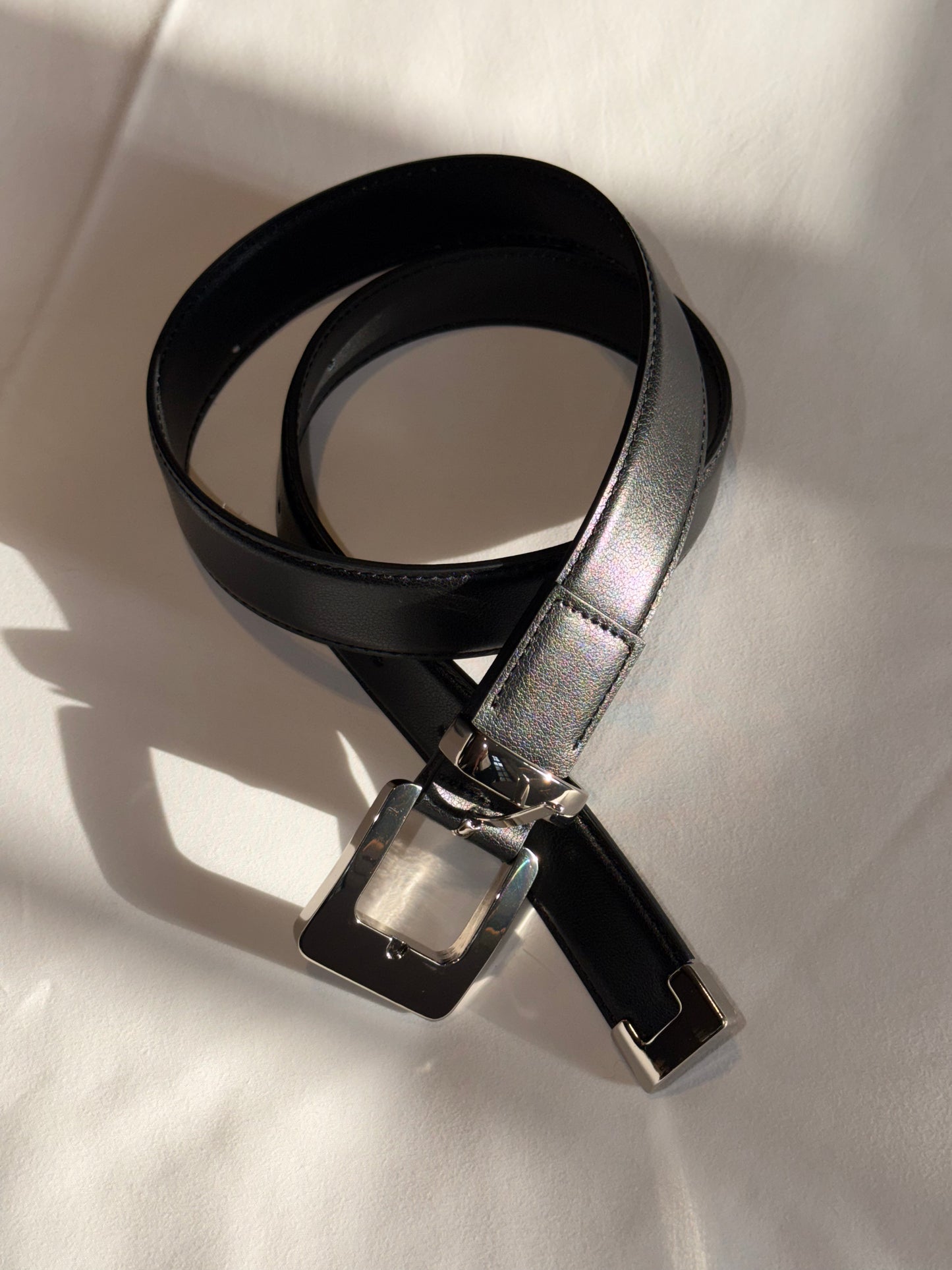 Module Leather Belt - Black
