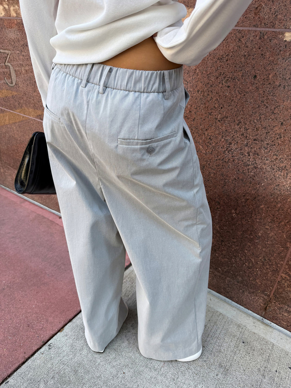 Atlas Wide Pants - Salty Gray