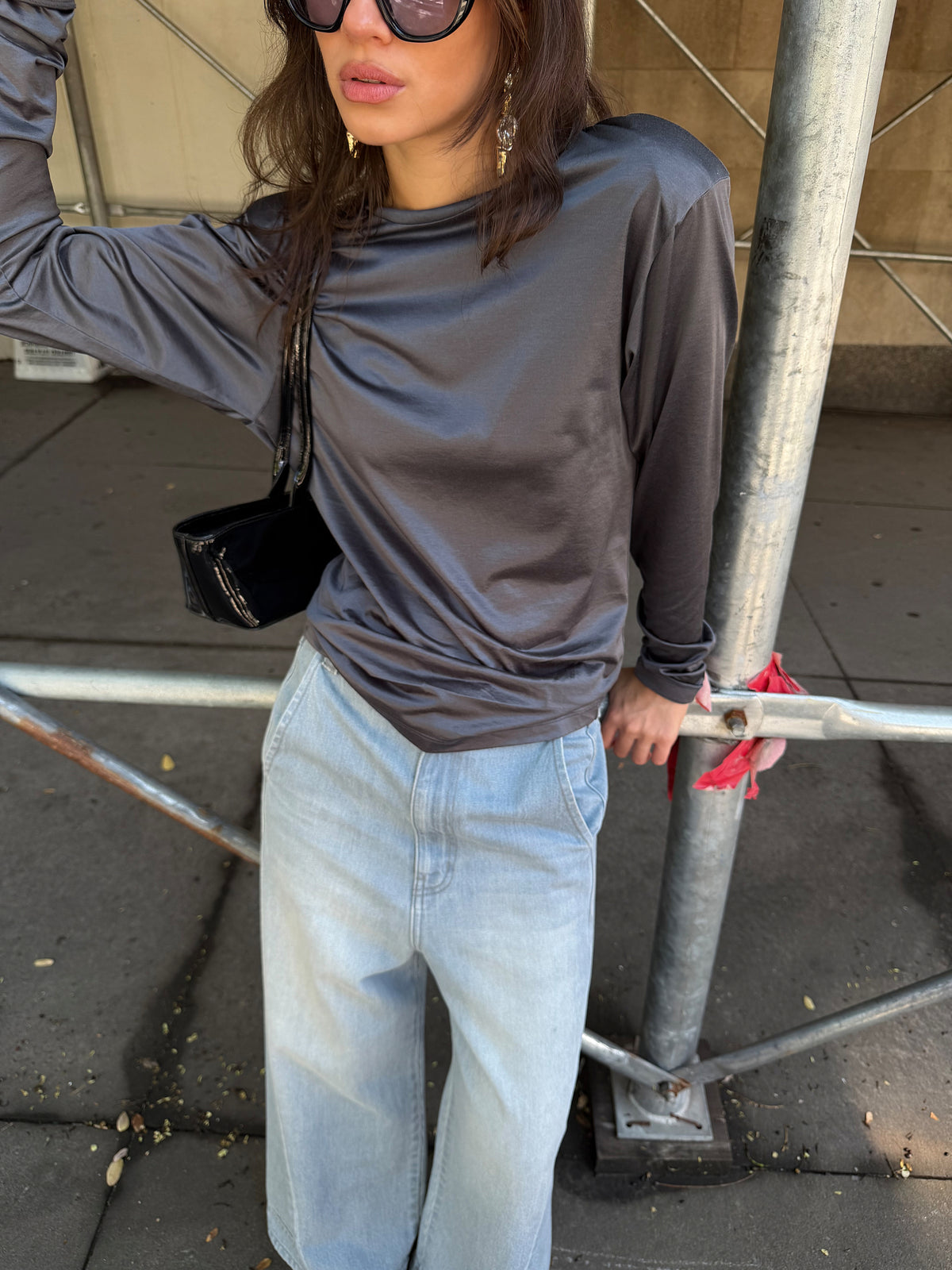 Foundation Long Sleeve - Liquid Charcoal