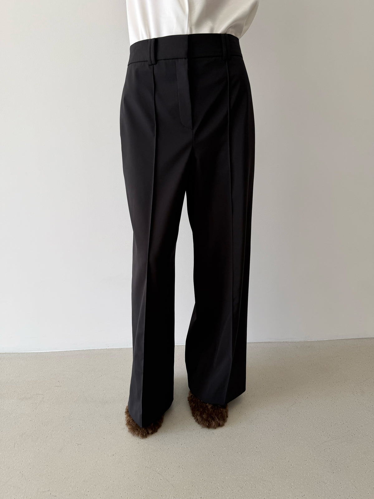 Gala Straight Trouser - Lux Black