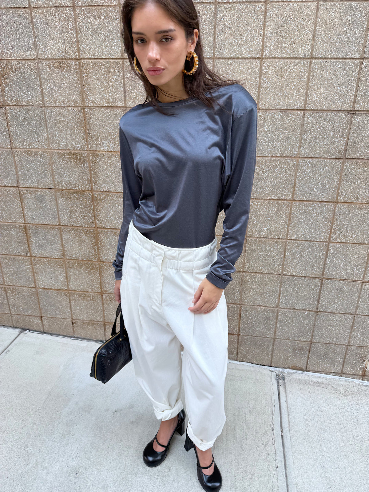 Foundation Long Sleeve - Liquid Charcoal