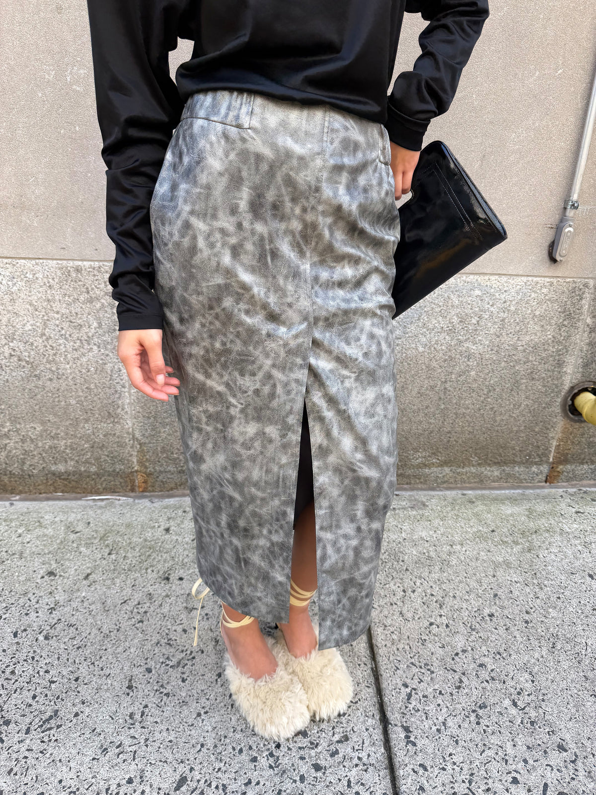 MARBLE PENCIL SKIRT - MODERN RELIC