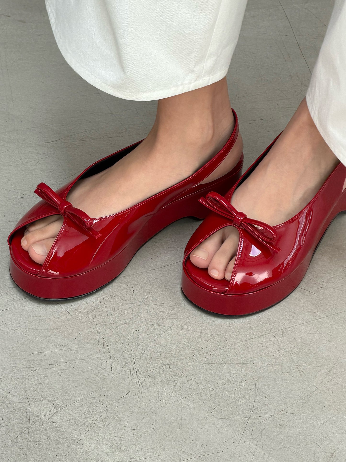 Coquette Chunky Slingback - Carmen