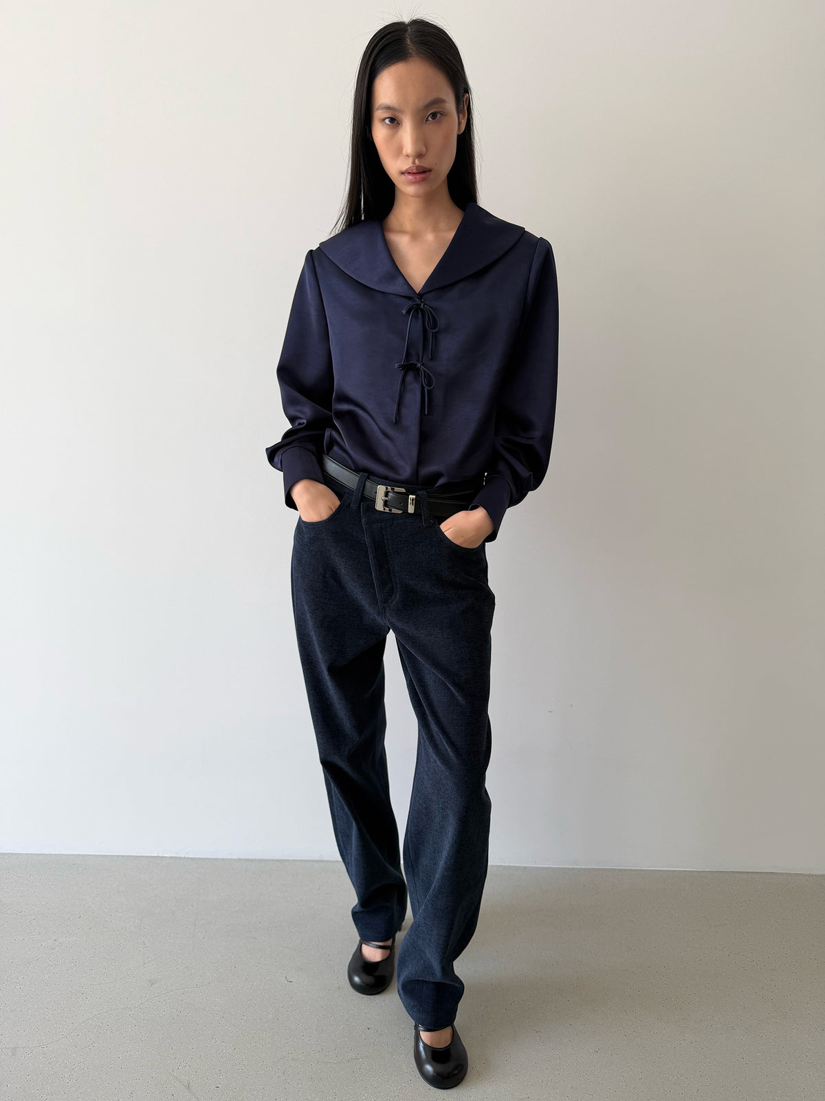 Mimic Denim Pants - Blue Note