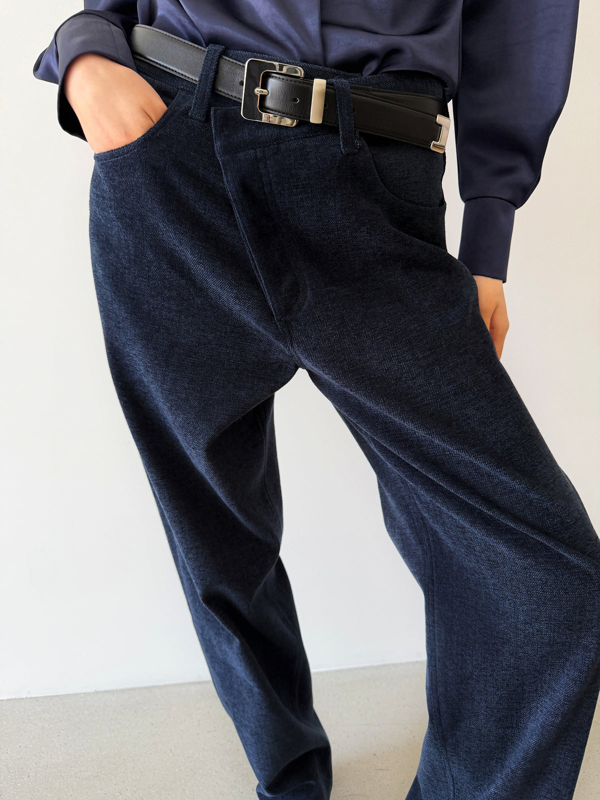 Mimic Denim Pants - Blue Note