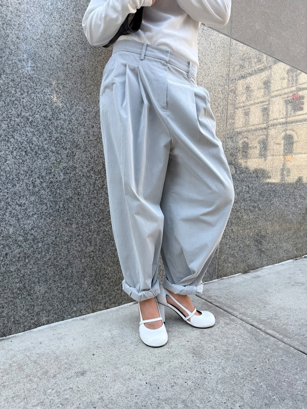 Atlas Wide Pants - Salty Gray