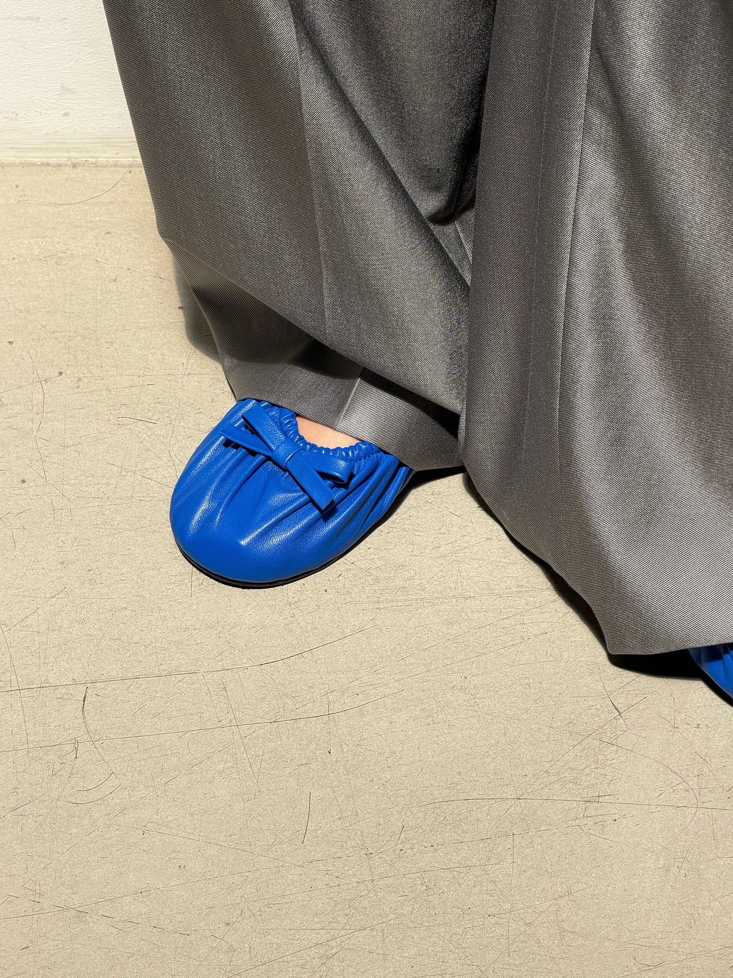 Bow Ballerina Flats - Renaissance Blue