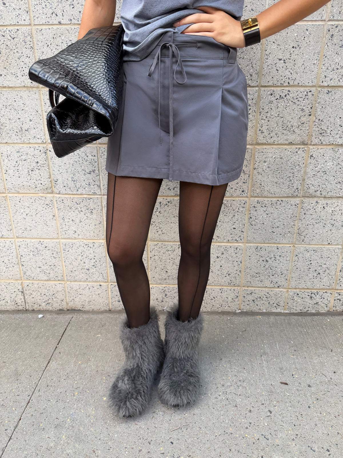 Apres Ankle Boots - Shearling Gray