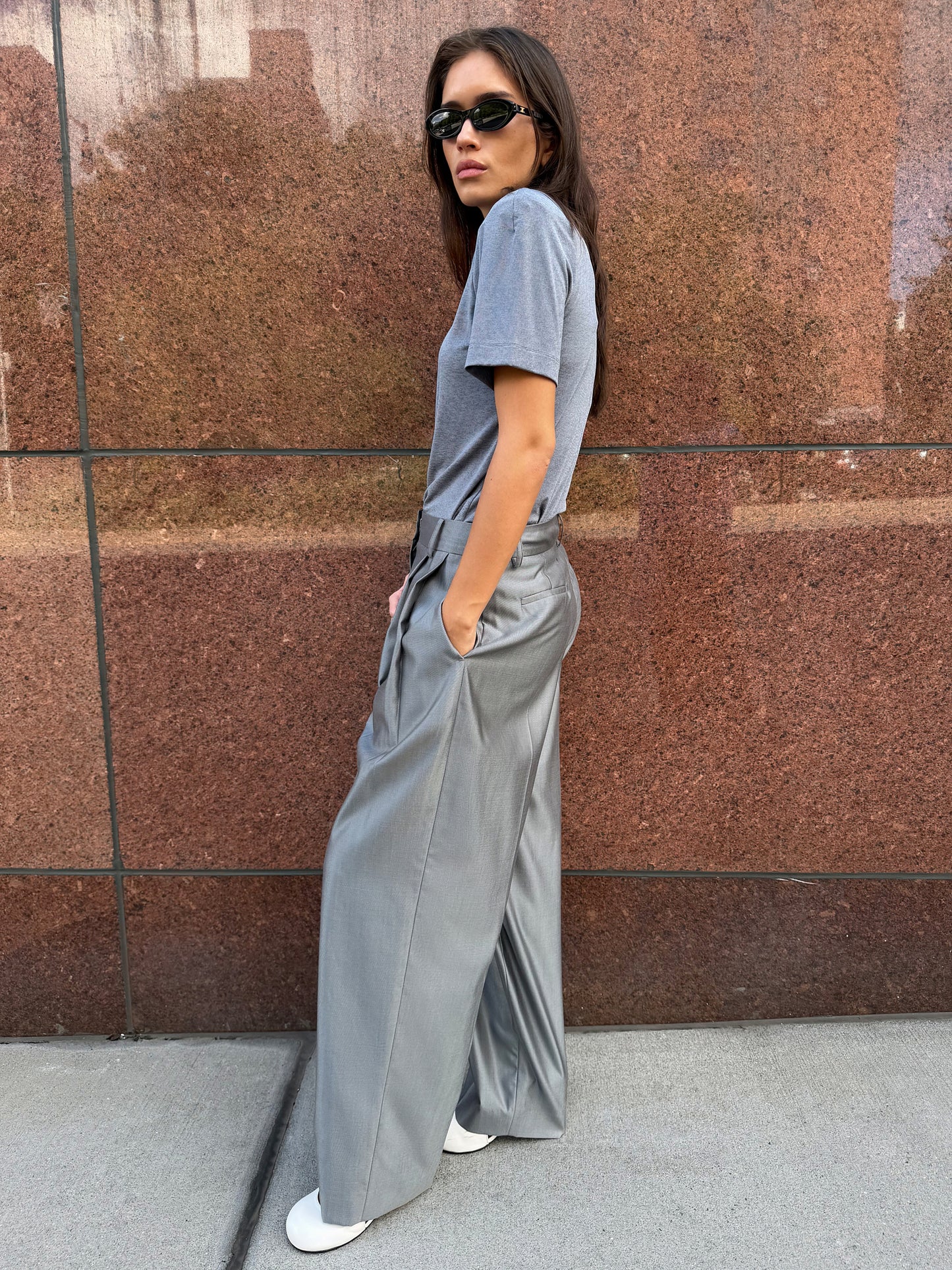 Essential Pad Tee - Charcoal Melange