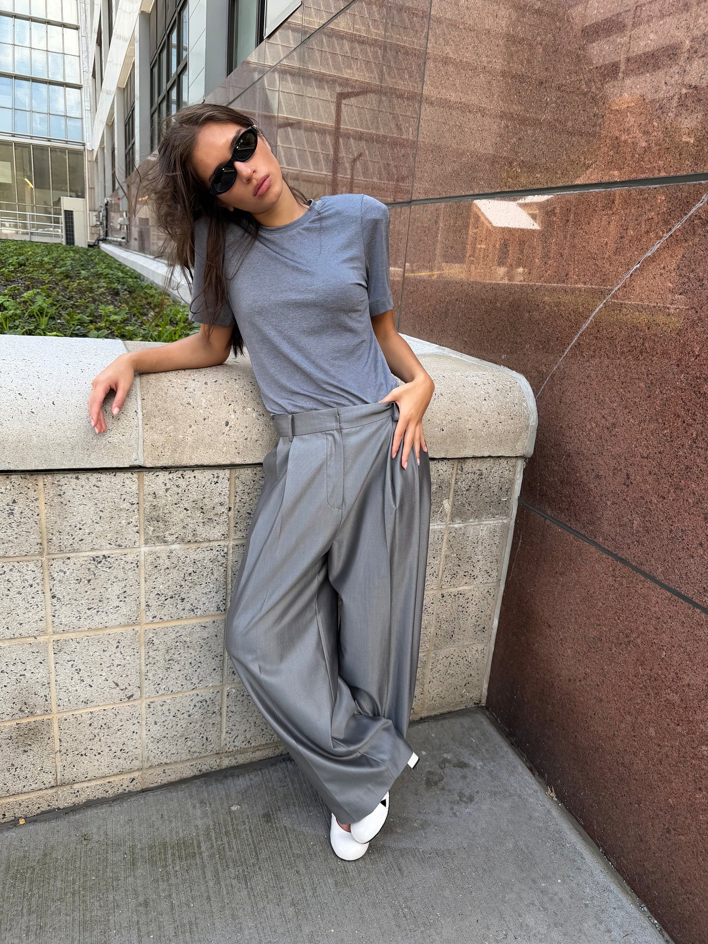 Essential Pad Tee - Charcoal Melange