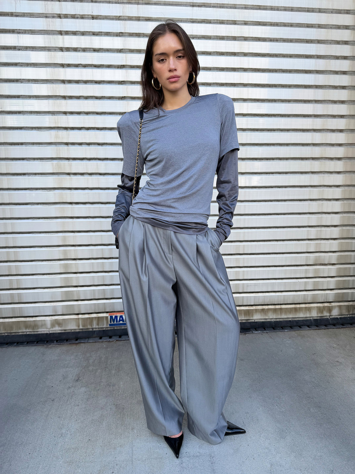 Foundation Long Sleeve - Liquid Charcoal