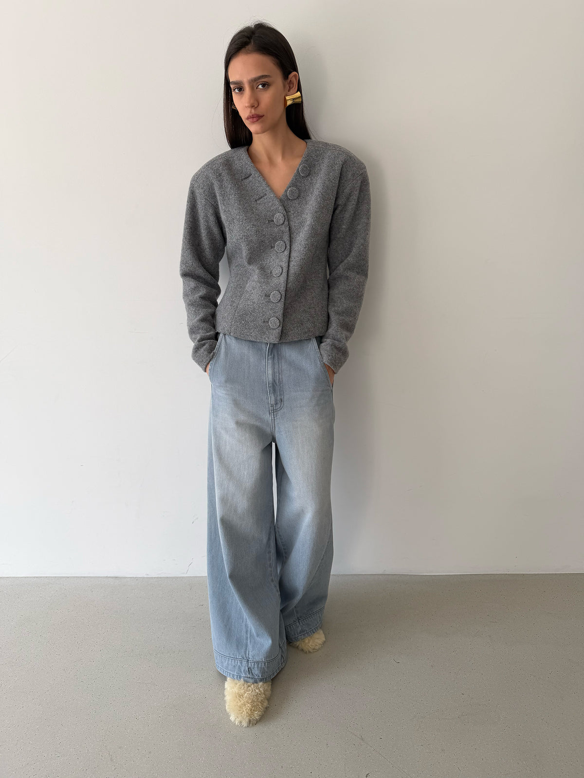 Cameo Jacket - Pebble Gray