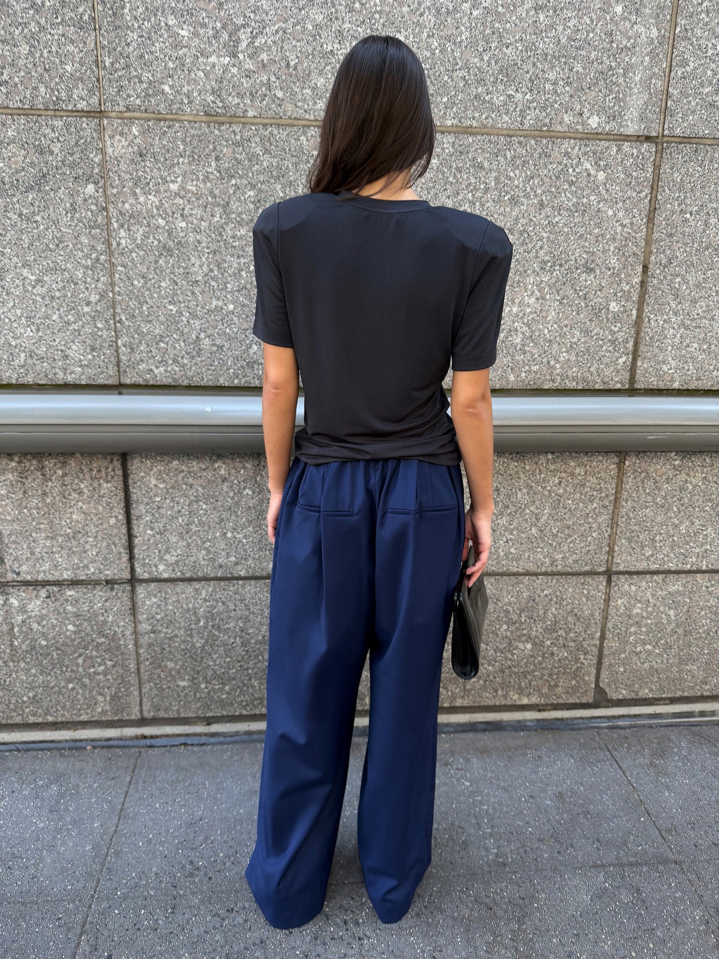 Cascade Gathered Pants - Marine