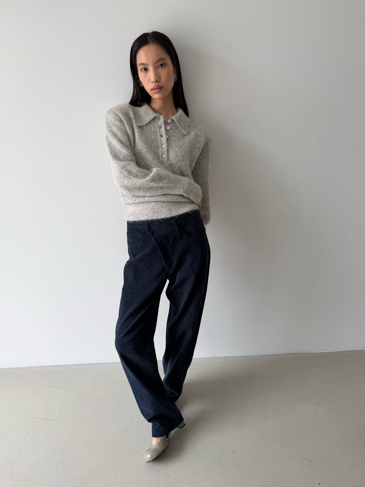 Mimic Denim Pants - Blue Note