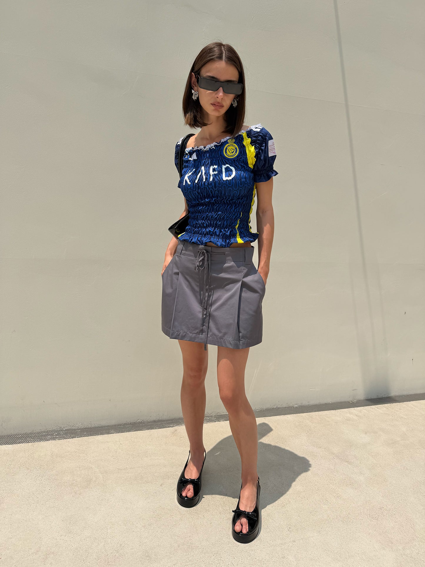 Scout Mini Skirt - Cadet Gray