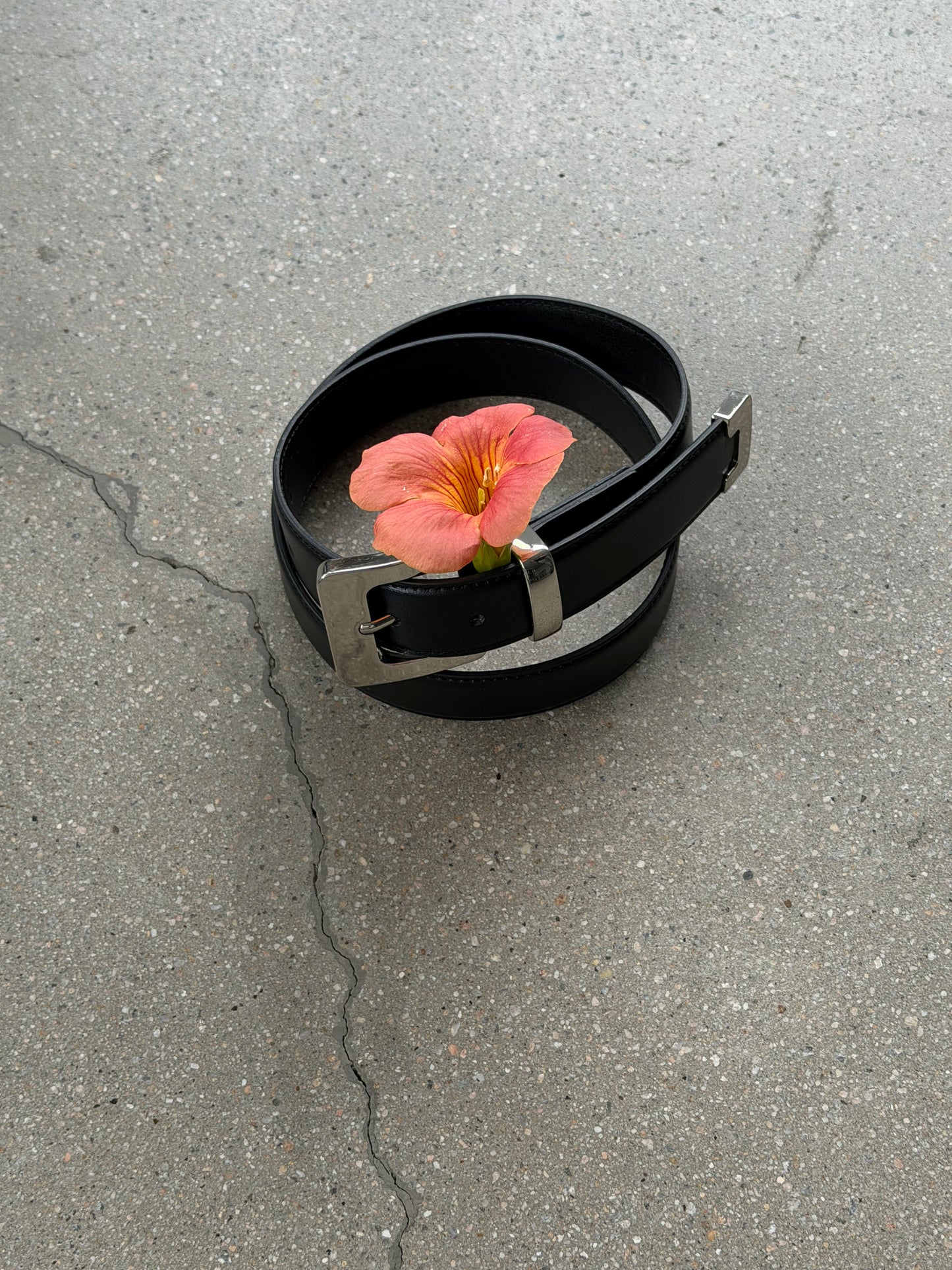Module Leather Belt - Black