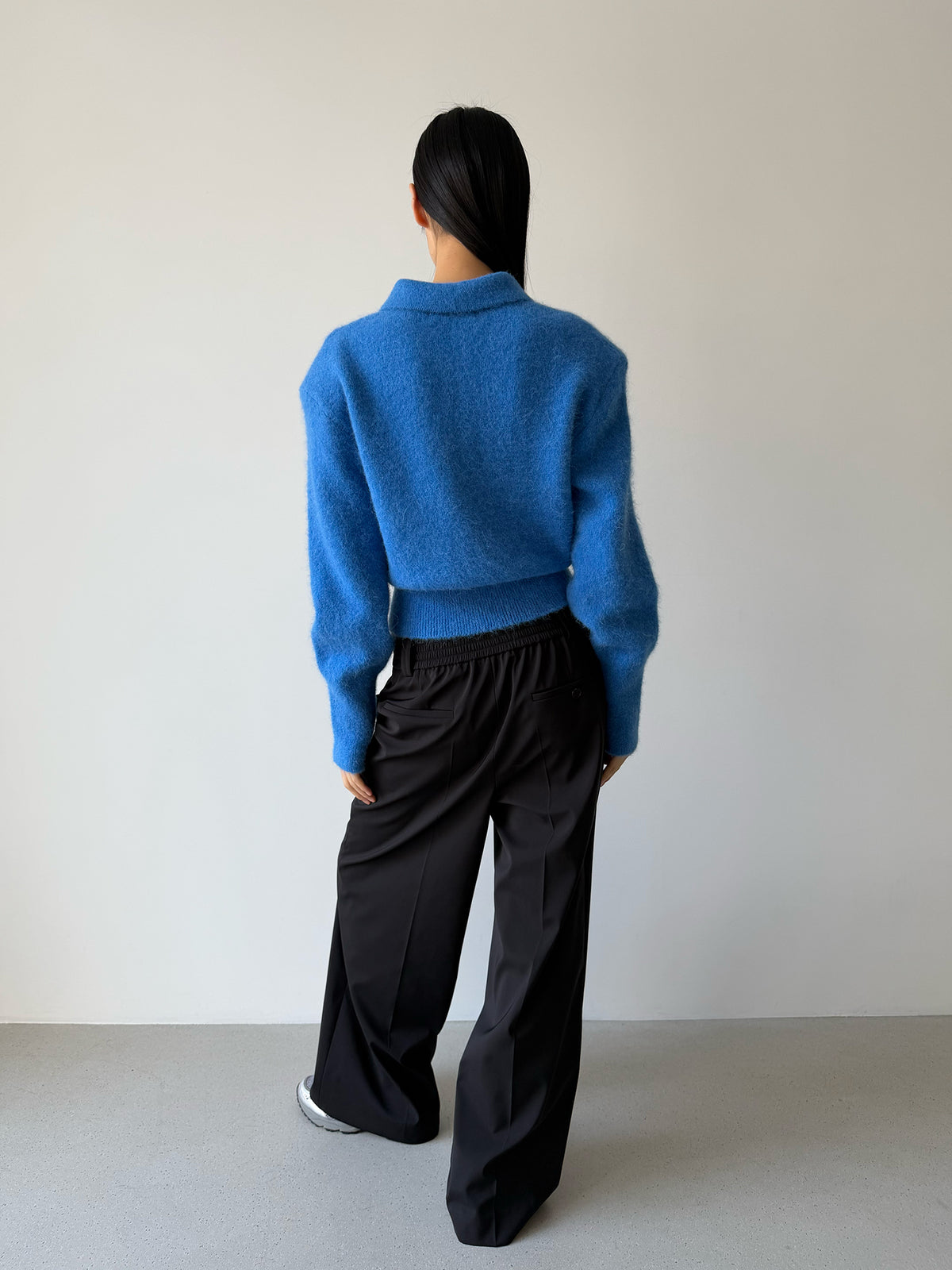 Gala Straight Trouser - Lux Black