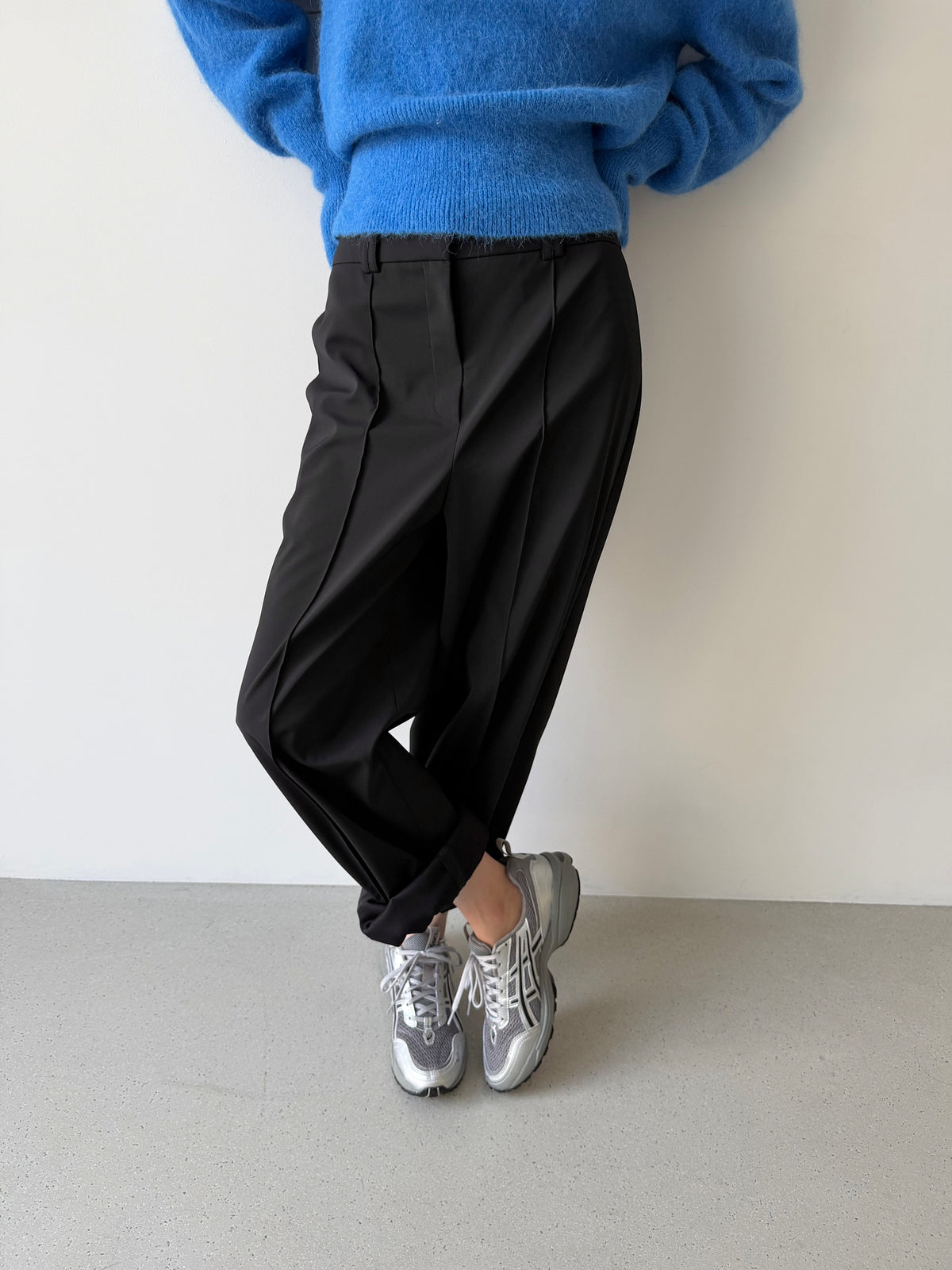 Gala Straight Trouser - Lux Black