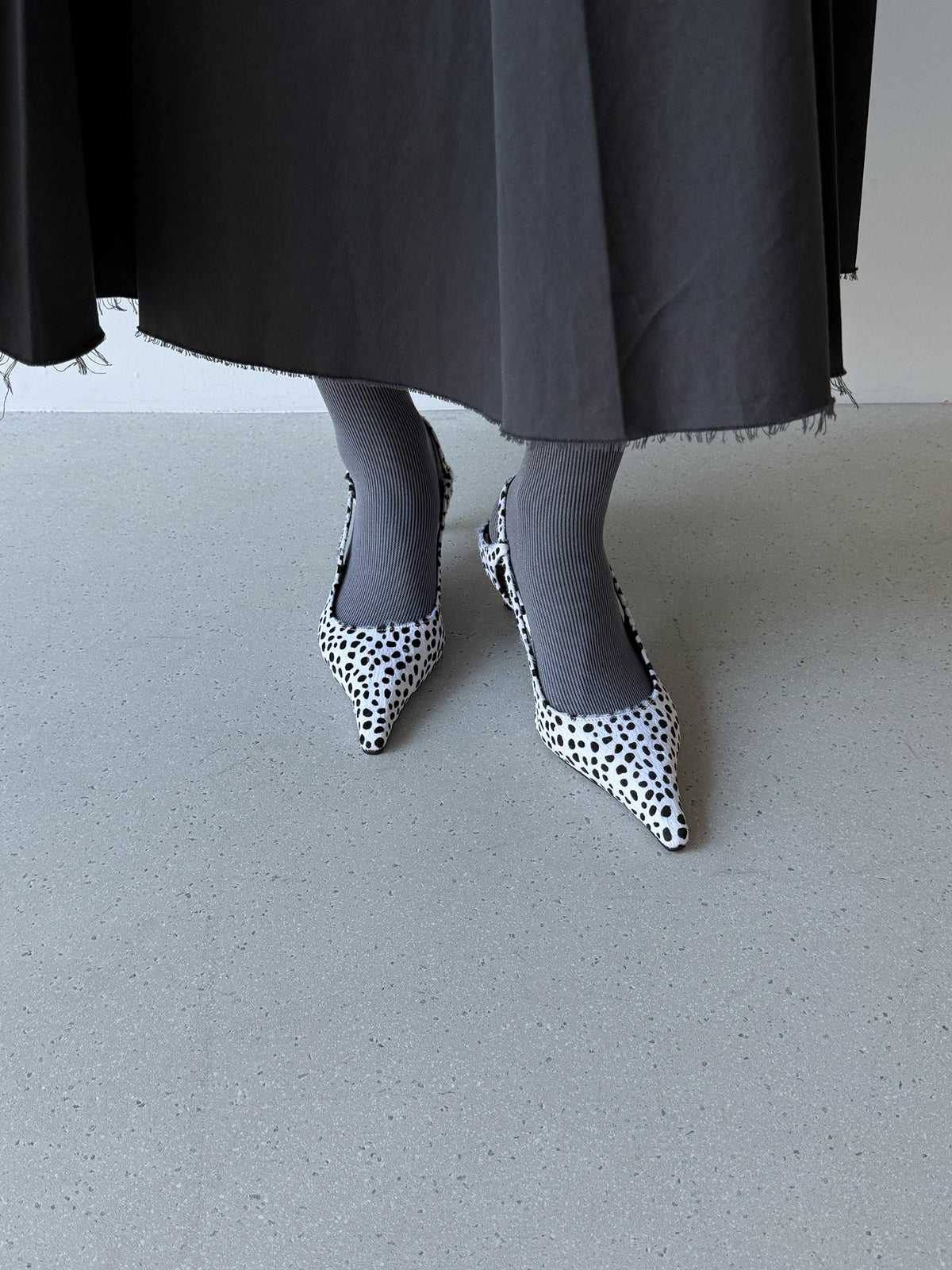 Lady Slingback Pumps - Dalmatian