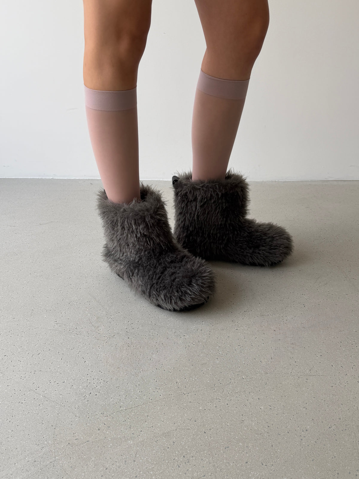 Apres Ankle Boots - Shearling Gray