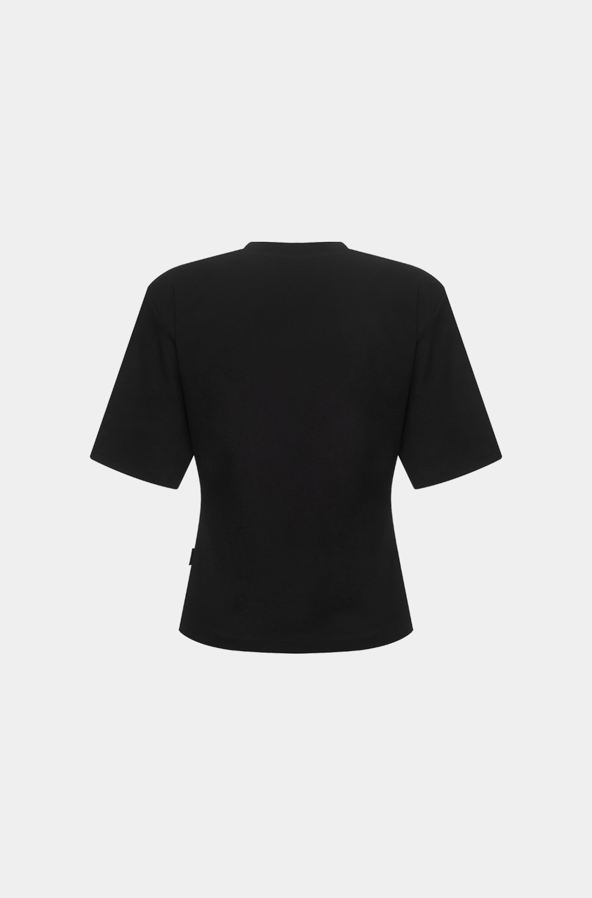 클린 슬림 티셔츠 - 블랙