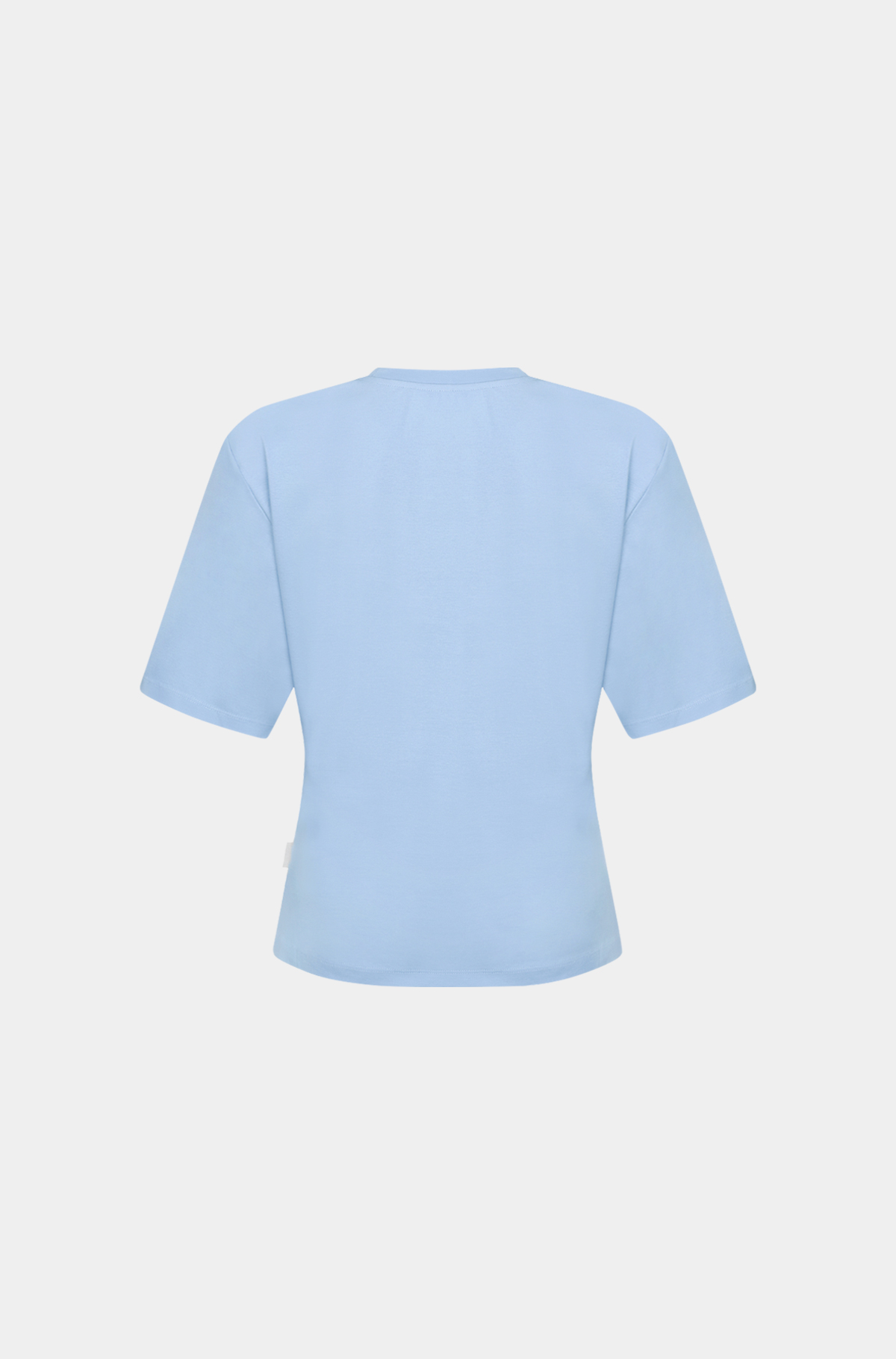 클린 슬림 티셔츠 - 위스피 블루