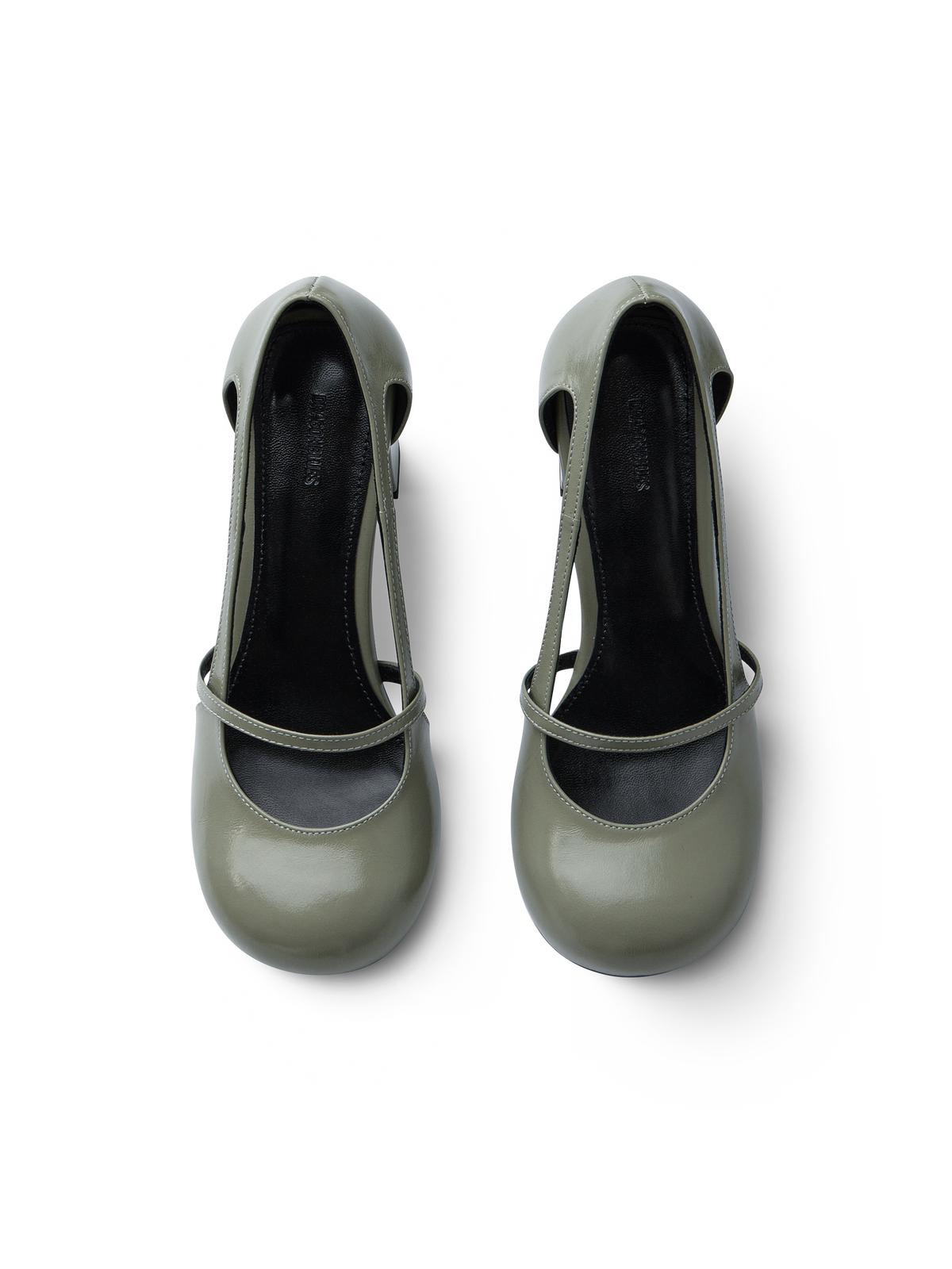 TWIGGY ROUND TOE PUMPS - SAGE