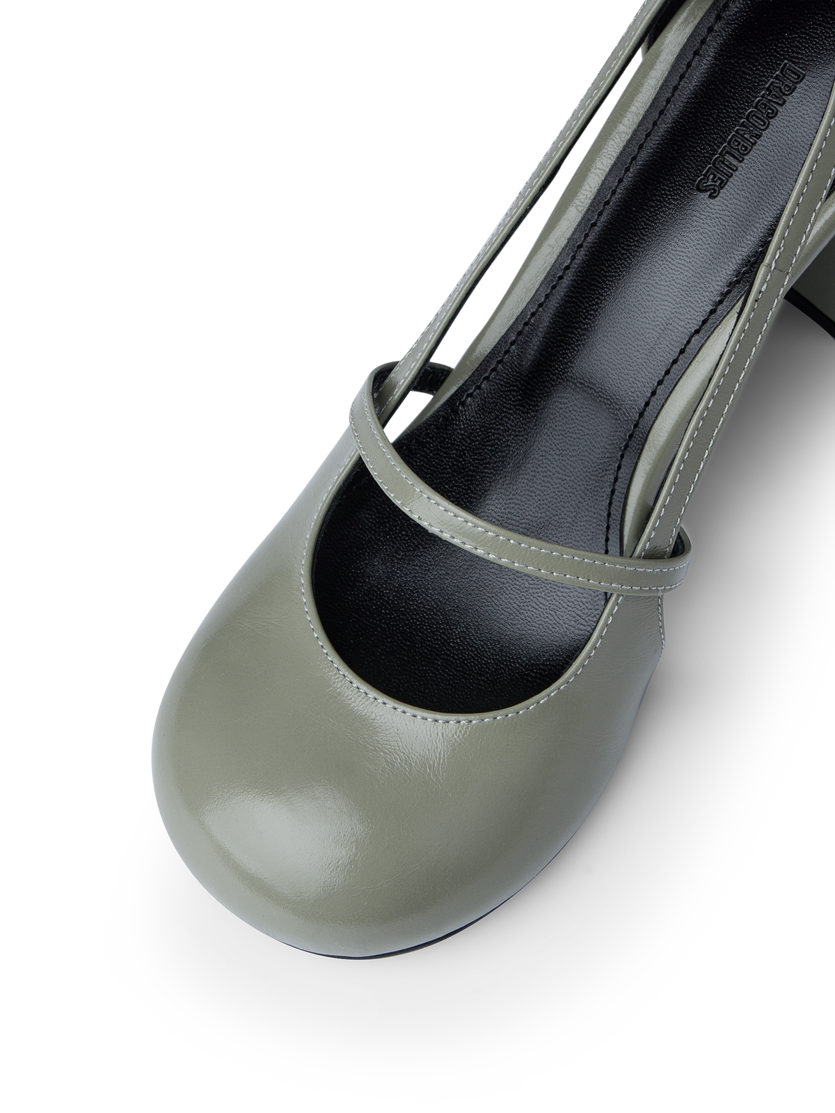 TWIGGY ROUND TOE PUMPS - SAGE