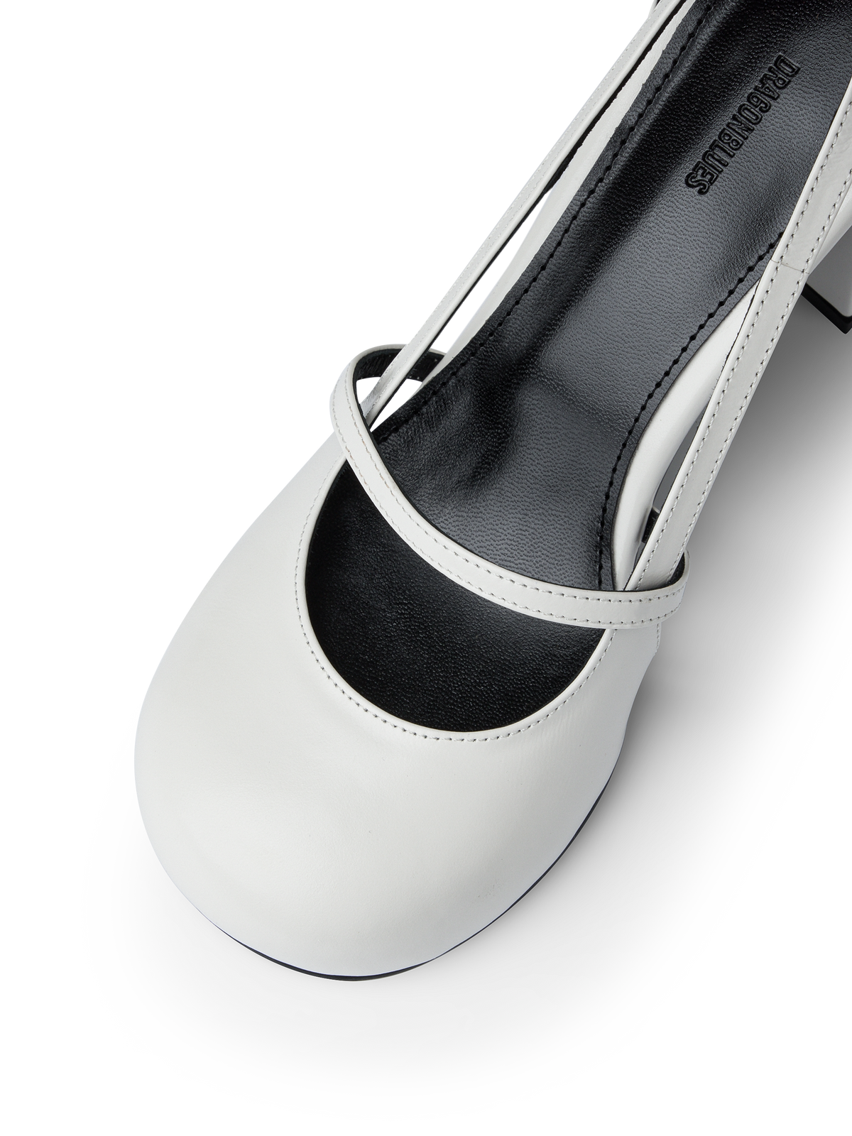 TWIGGY ROUND TOE PUMPS - IVORY