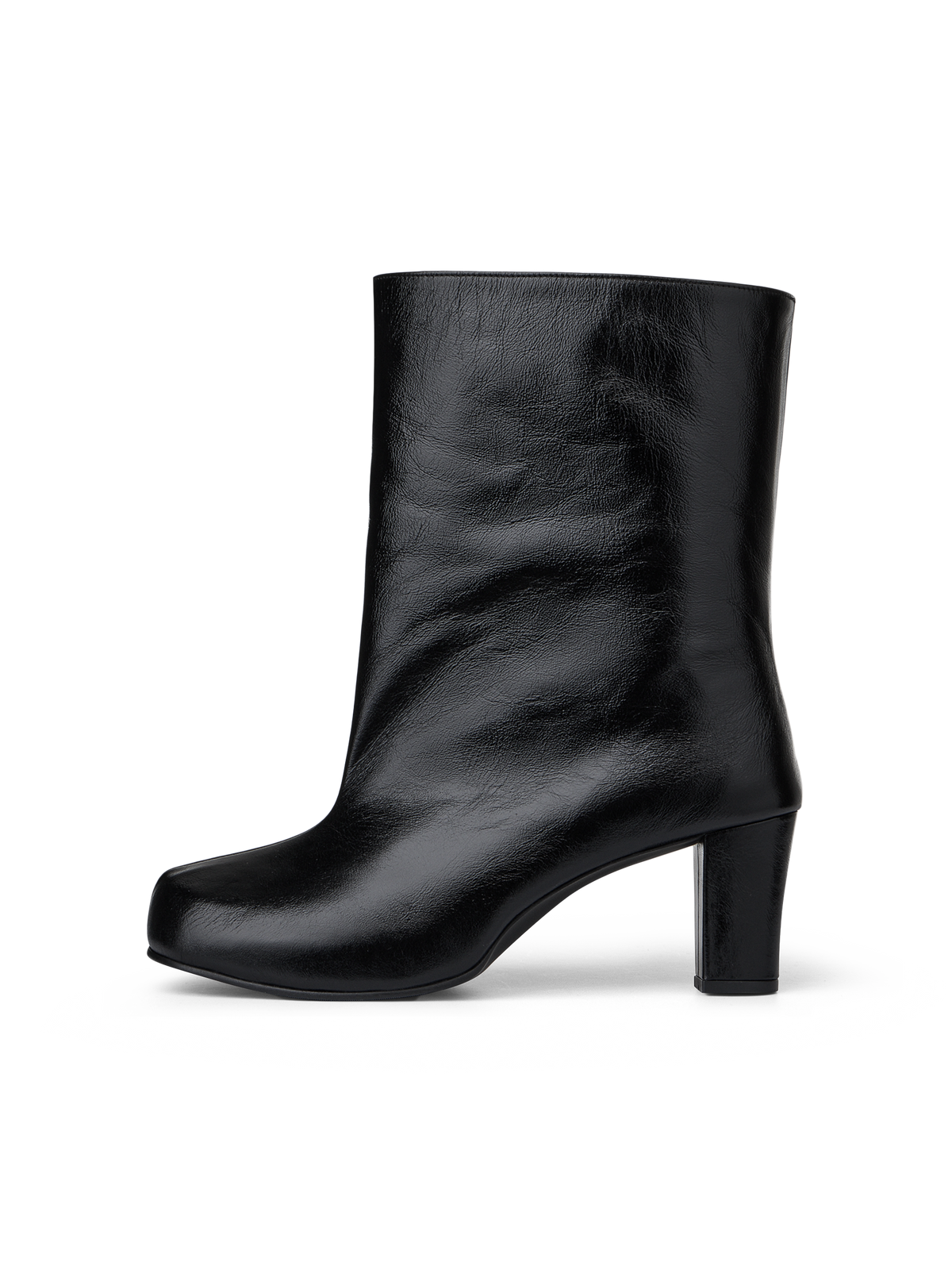 Urban Wide Ankle Boots - Black