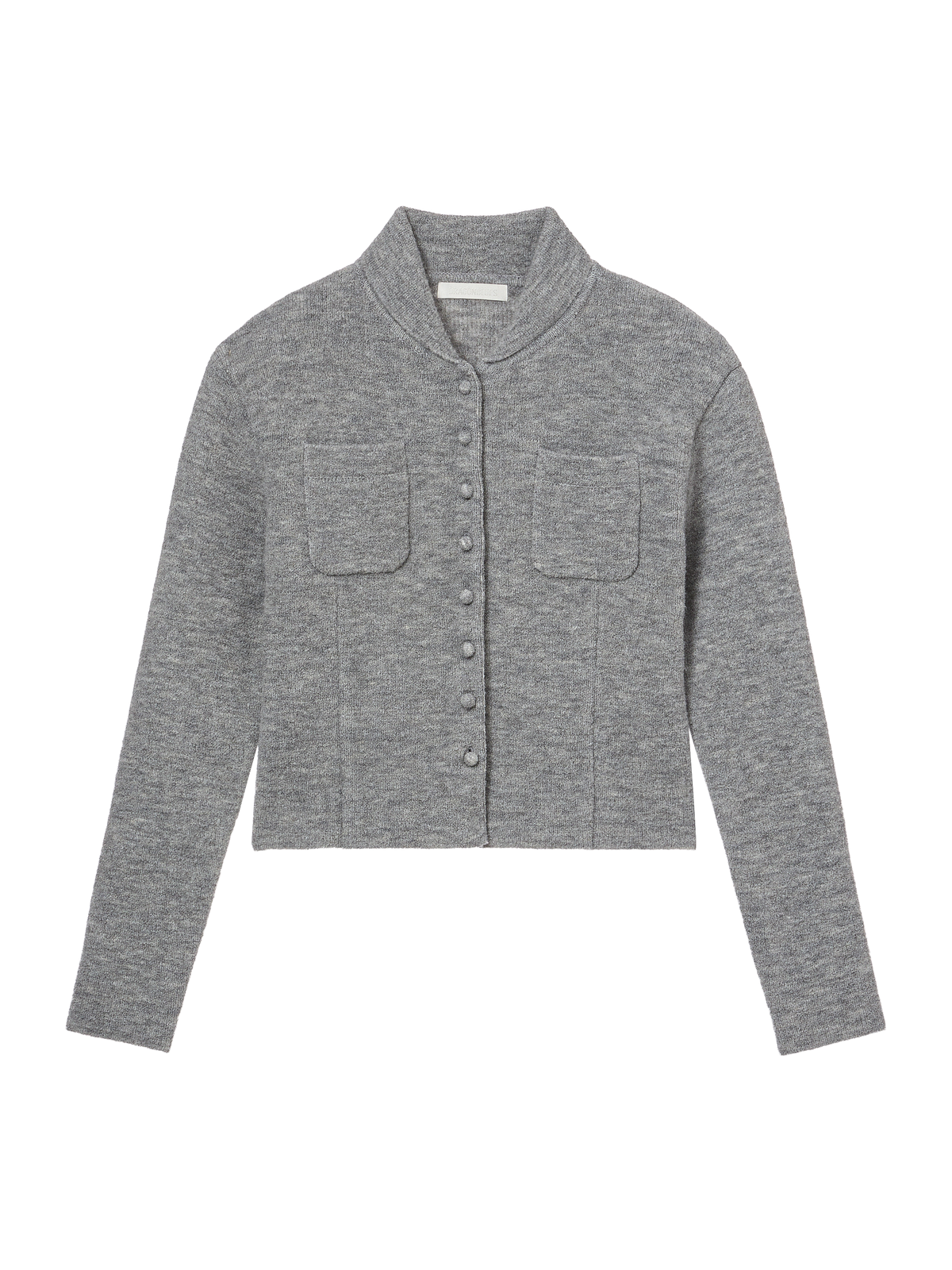 Pebble Knit Jacket- Oatmeal Gray