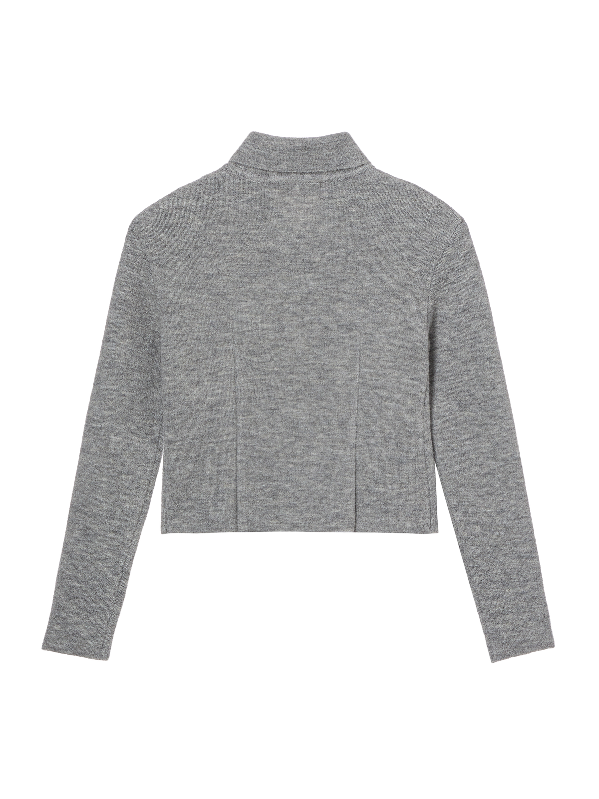 Pebble Knit Jacket- Oatmeal Gray