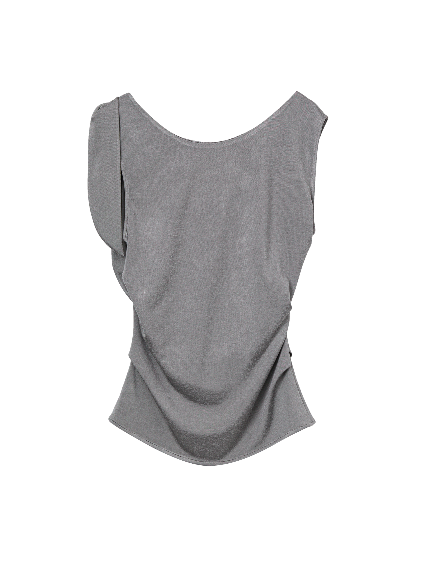 Riviera Shoulder Tie Top - Ripple Black