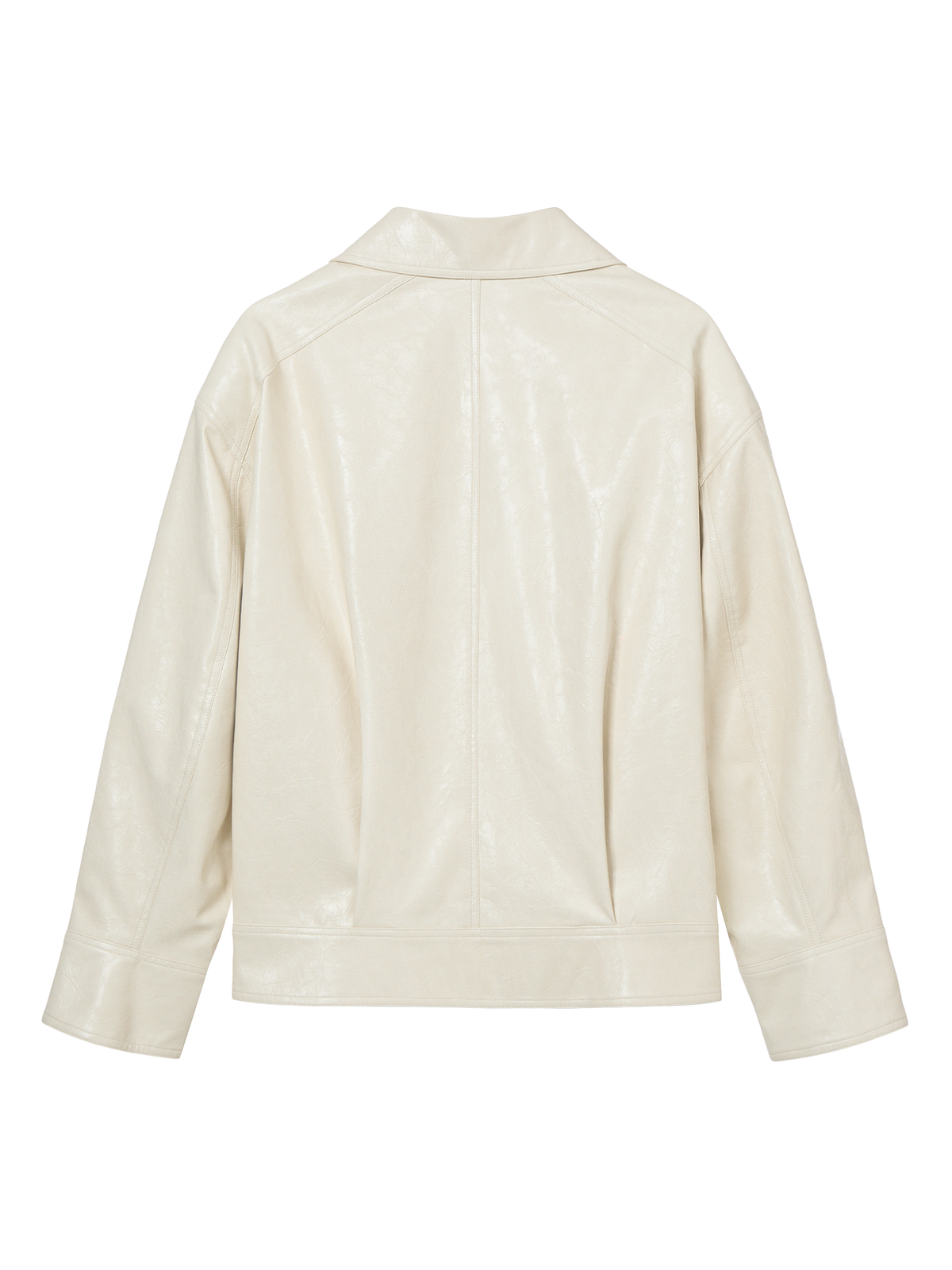 HYBRID ZIP-UP JACKET - PORCELAIN
