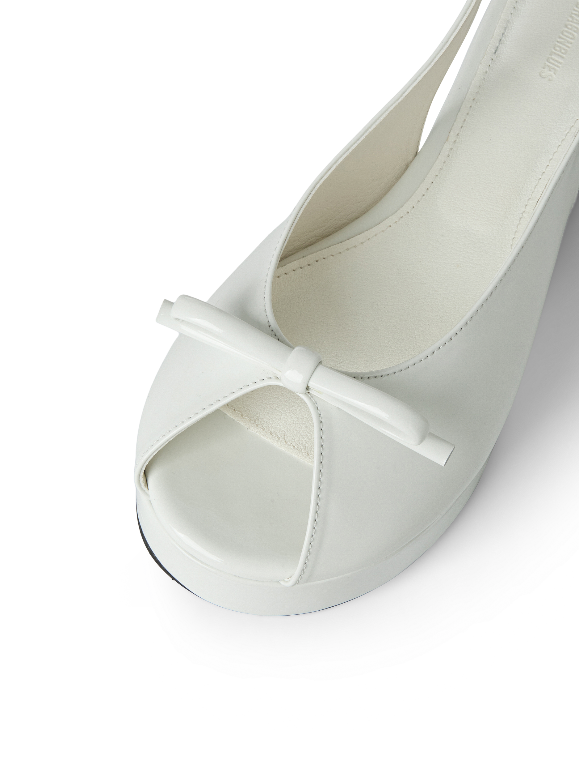 Coquette Chunky Slingback - Bianco