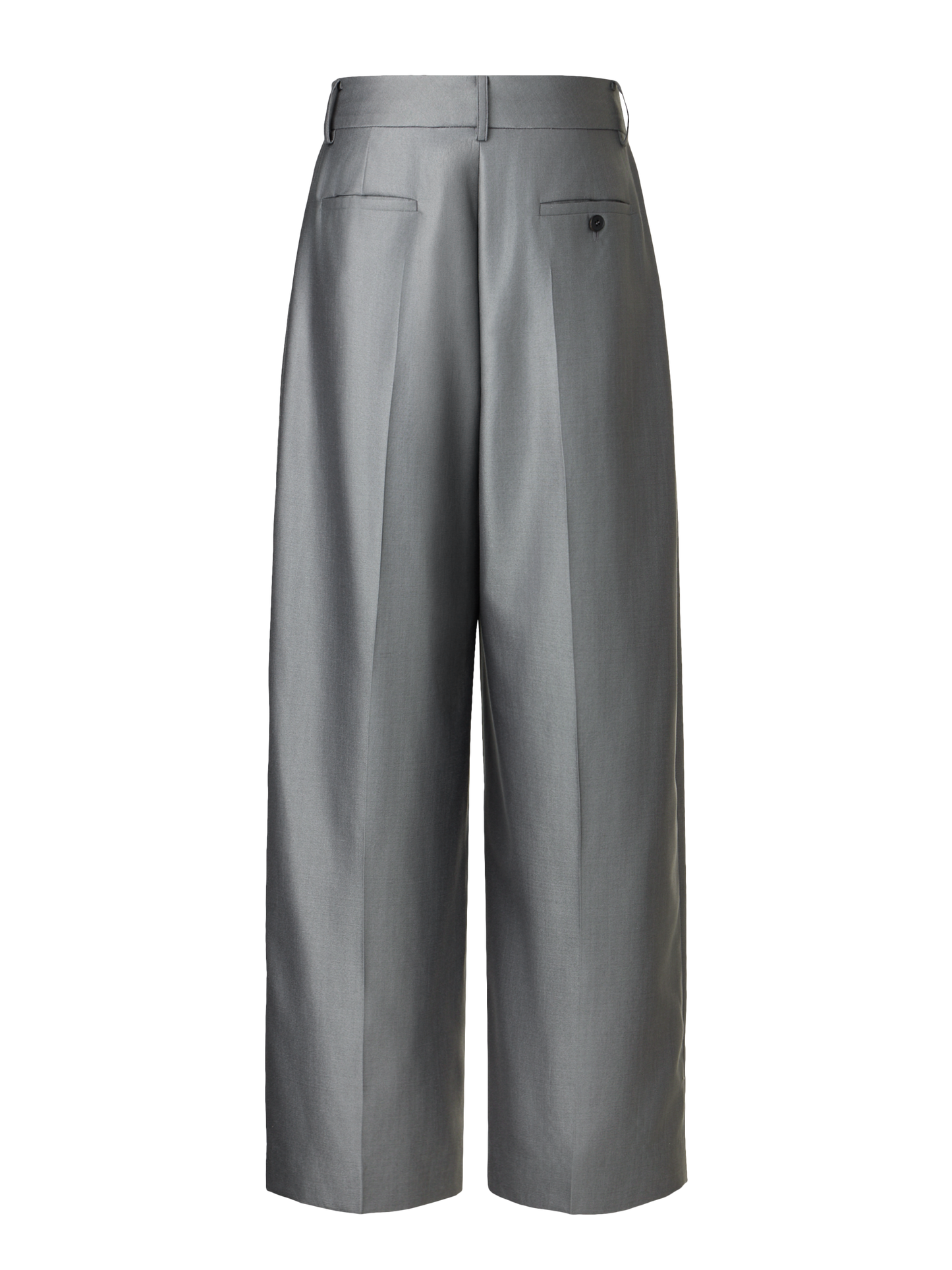 WIDE TAILORED TROUSERS - SILKY GRAY