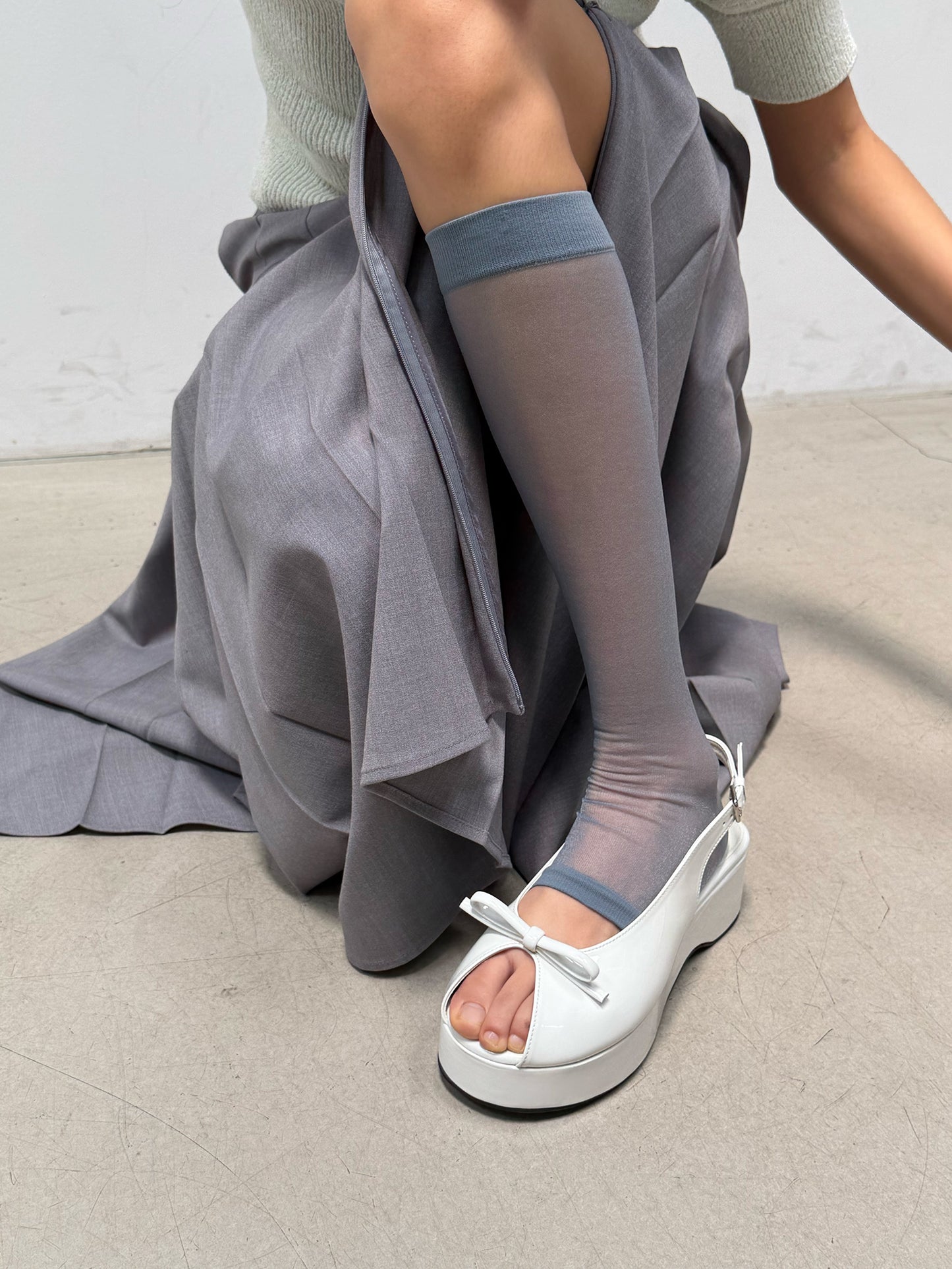 Coquette Chunky Slingback - Bianco
