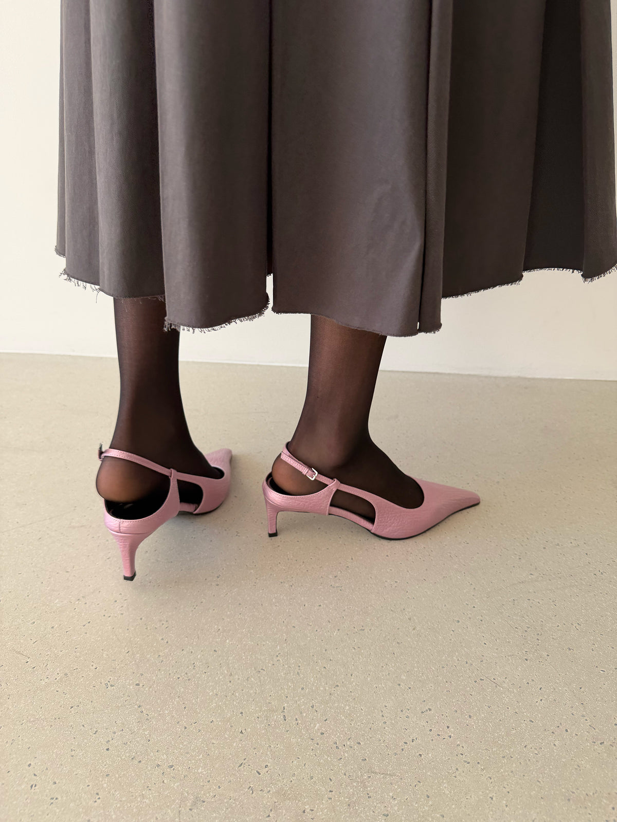 Lady Slingback Pumps - Prism Pink