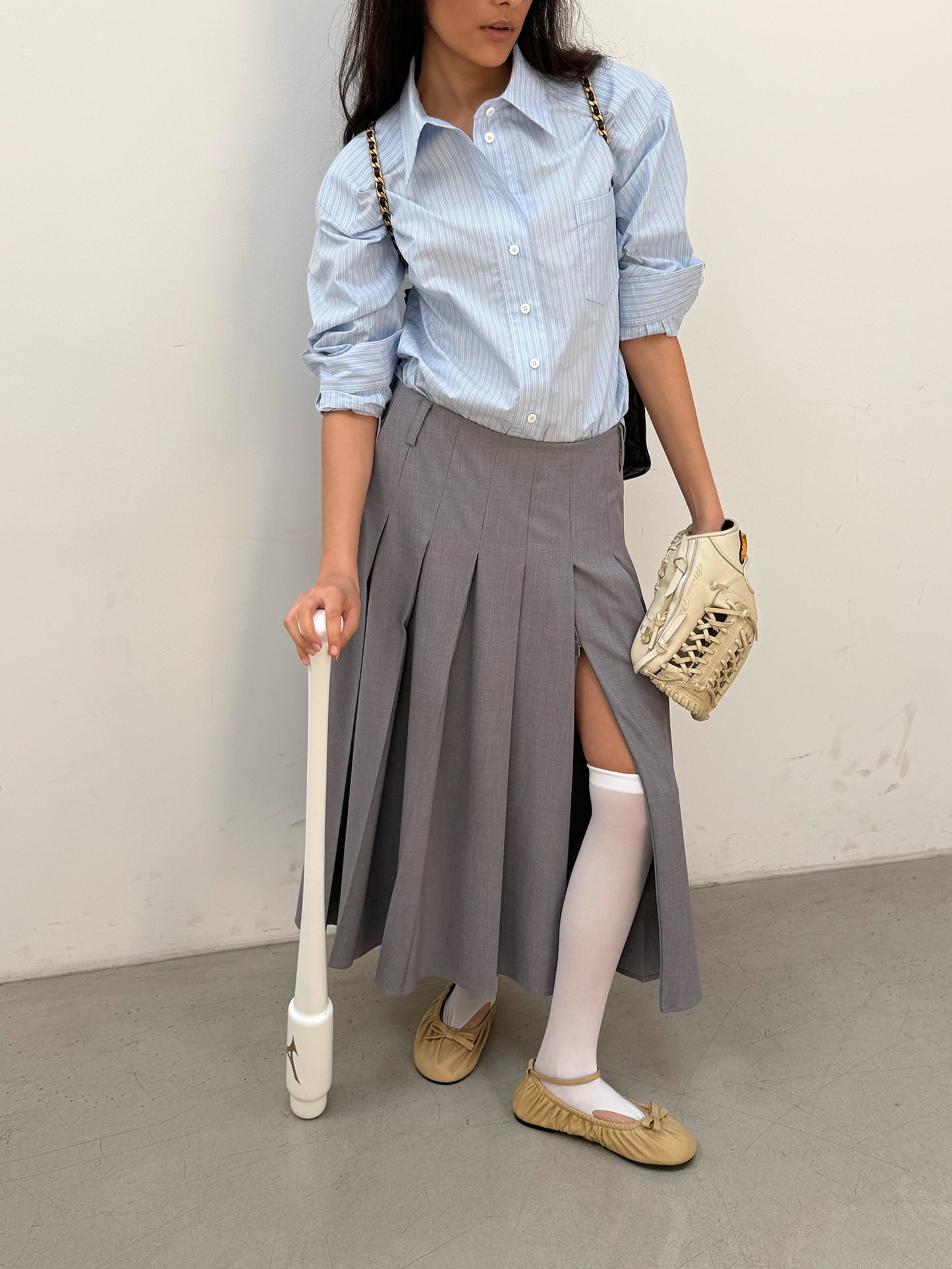Bow Ballerina Flats - Timeless Nude