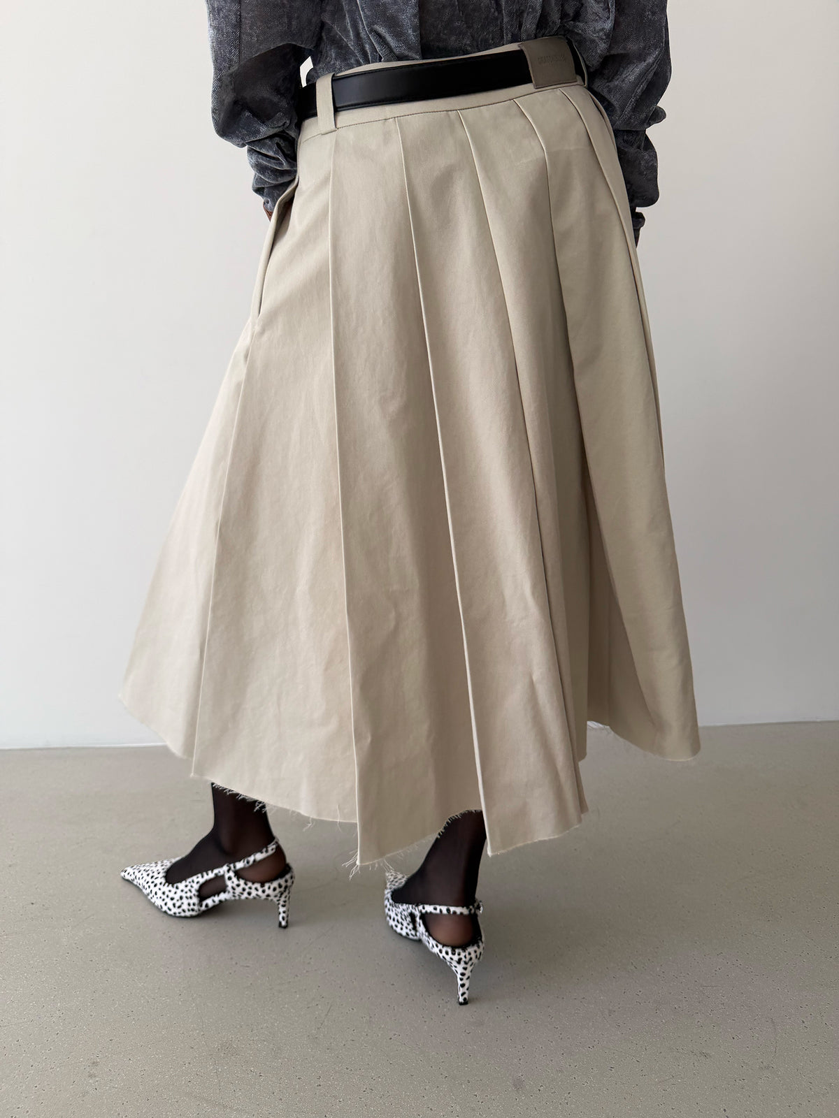 PAPEL SKIRT - EGG SHELL