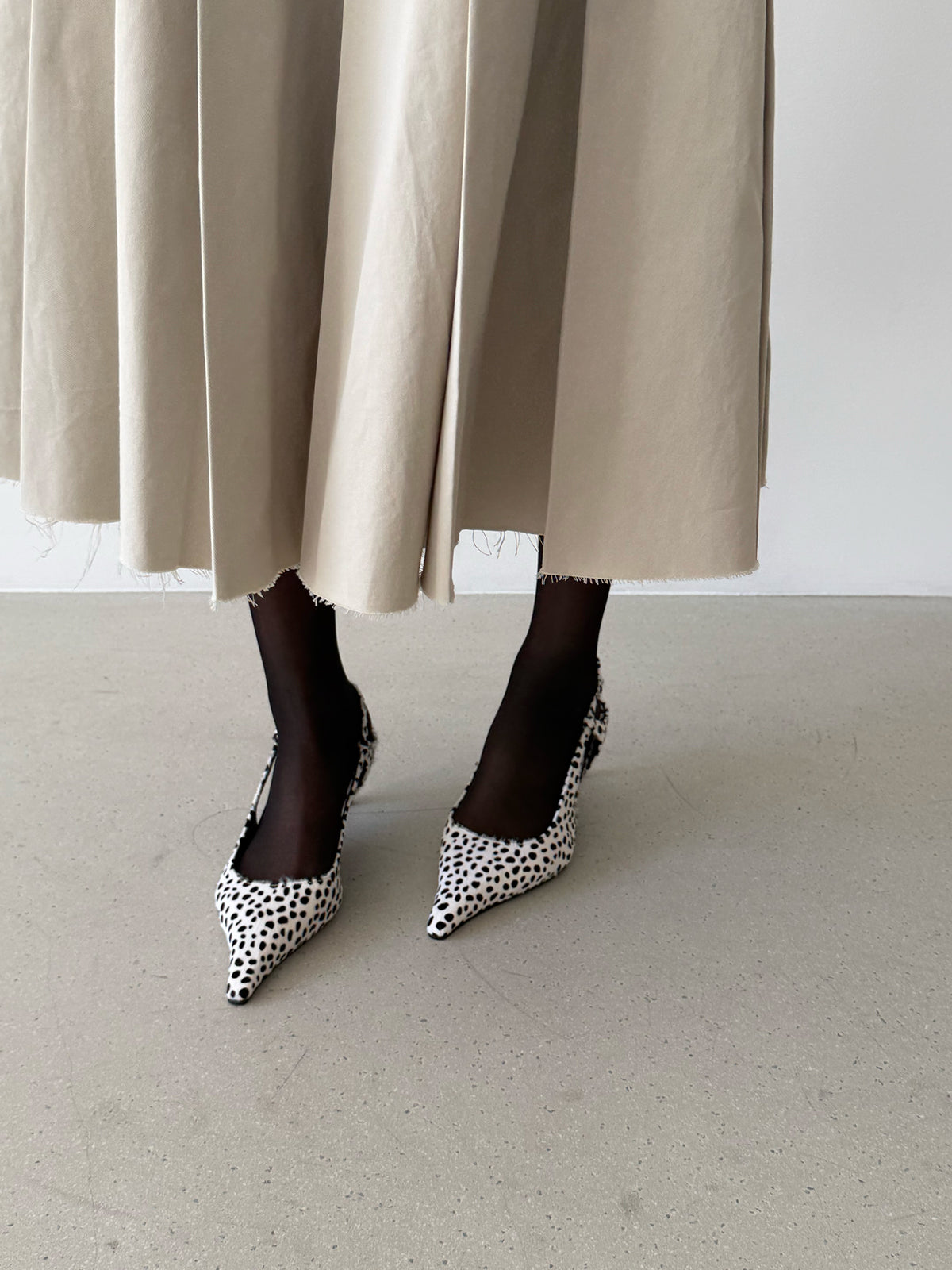 Lady Slingback Pumps - Dalmatian