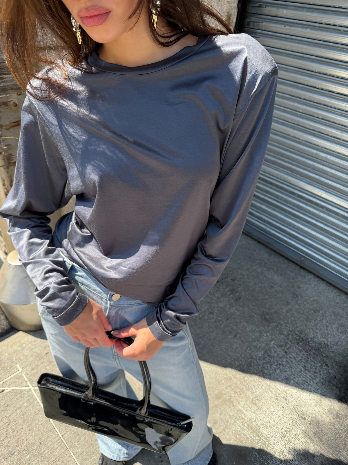 Foundation Long Sleeve - Liquid Charcoal