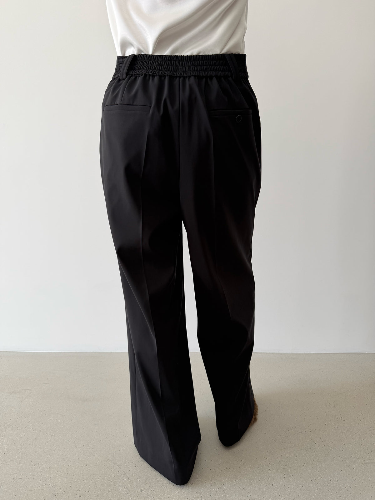 Gala Straight Trouser - Lux Black