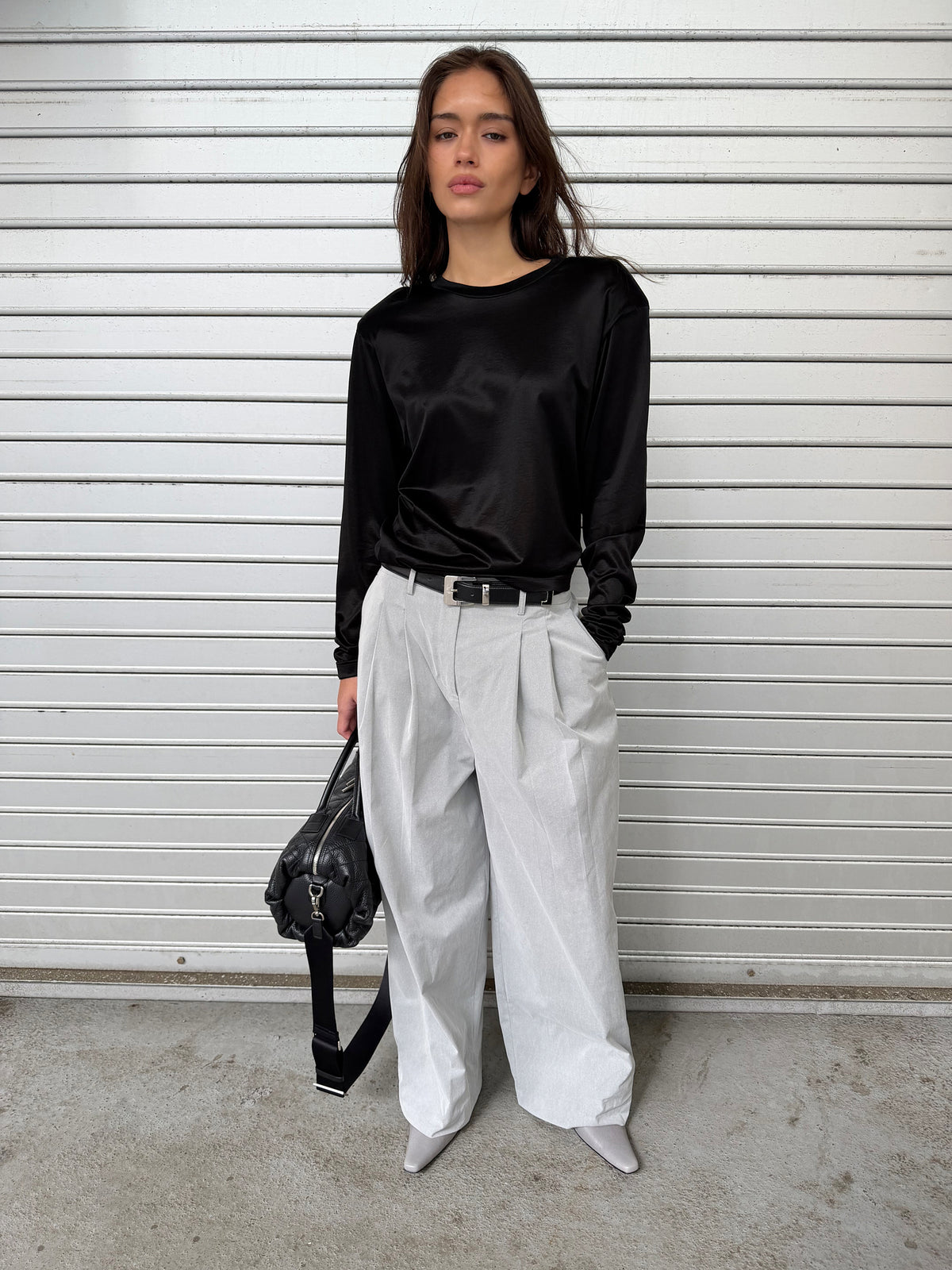 Atlas Wide Pants - Salty Gray