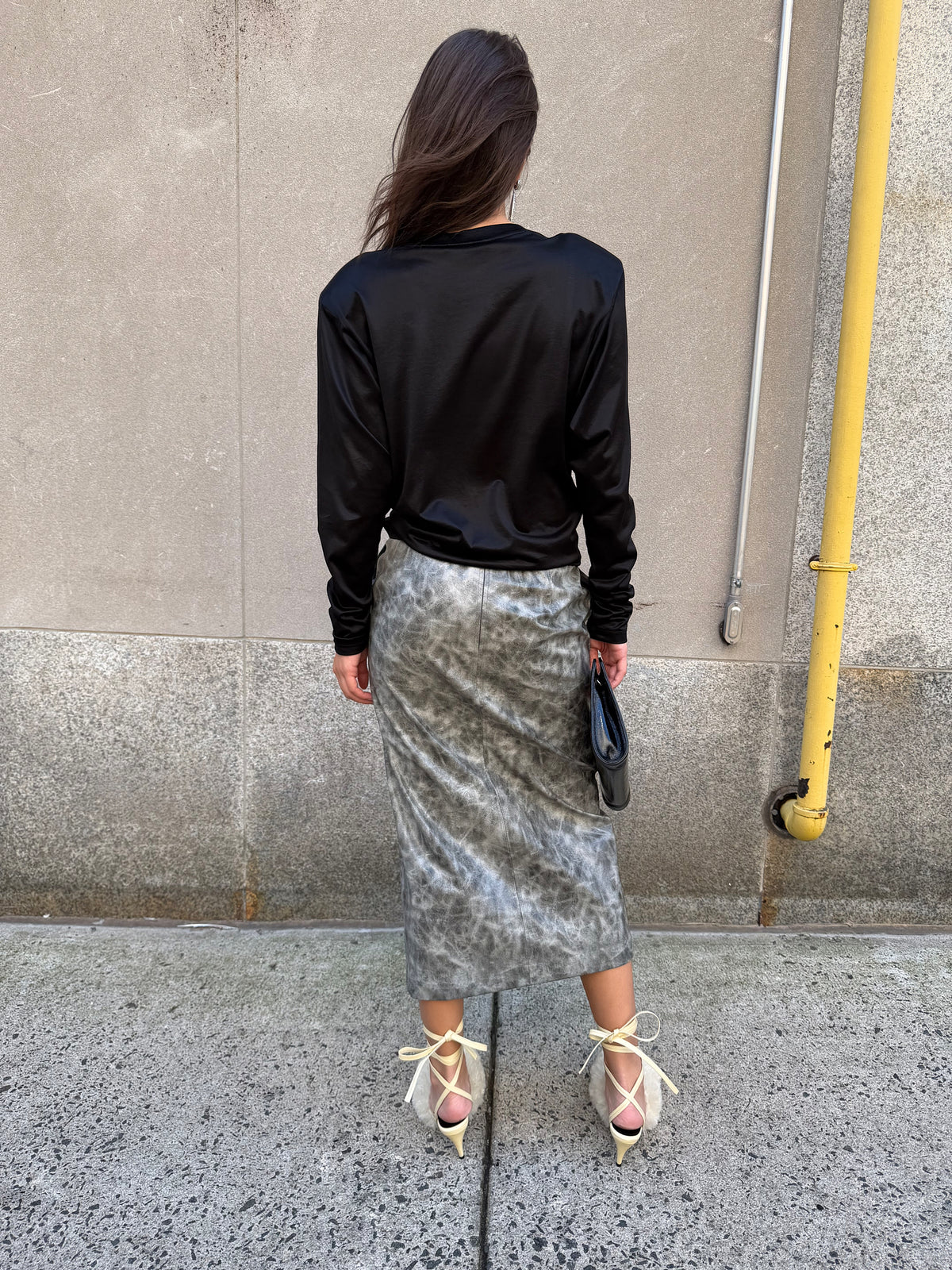 MARBLE PENCIL SKIRT - MODERN RELIC
