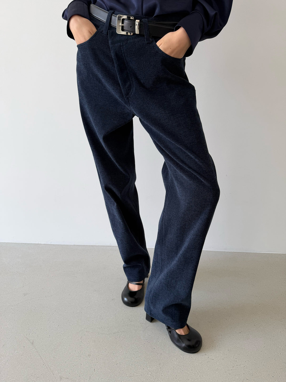 Mimic Denim Pants - Blue Note